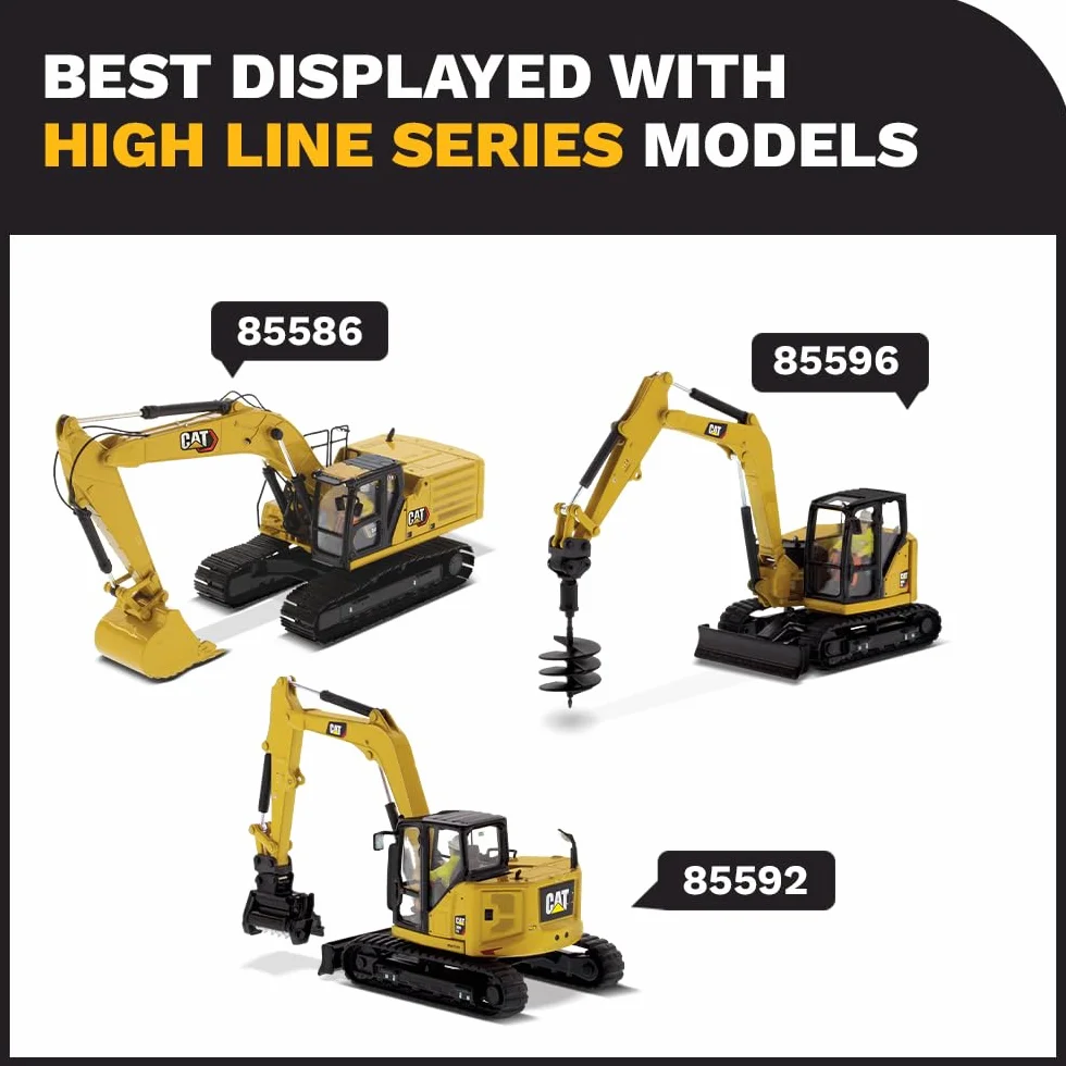 Diecast Masters 85597 - Minikoparka gąsienicowa 301.7, skala 1:50, ok. 7,1 x 2,8 x 4,7 cm, od 14 lat