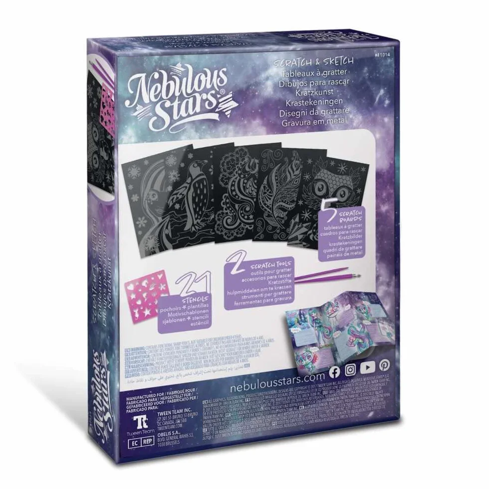 Nebulous Stars Scratch and Sketch Art Kit