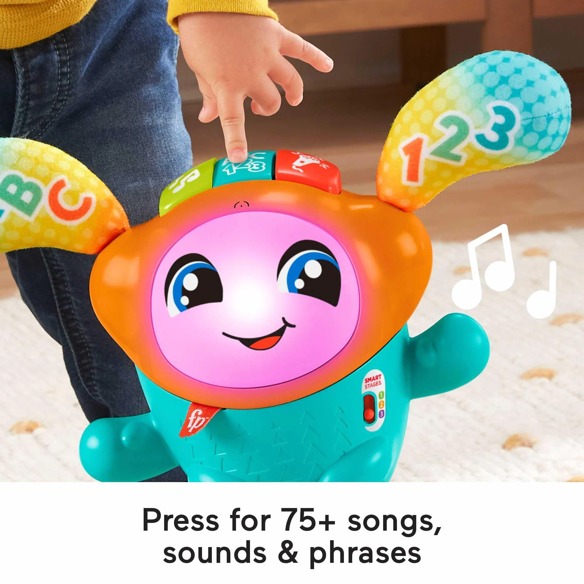 Fisher-Price Zabawka HJP92 Dj Bouncin' Beats, Multi, 16,9 x 29,6 x 33 Centymetry