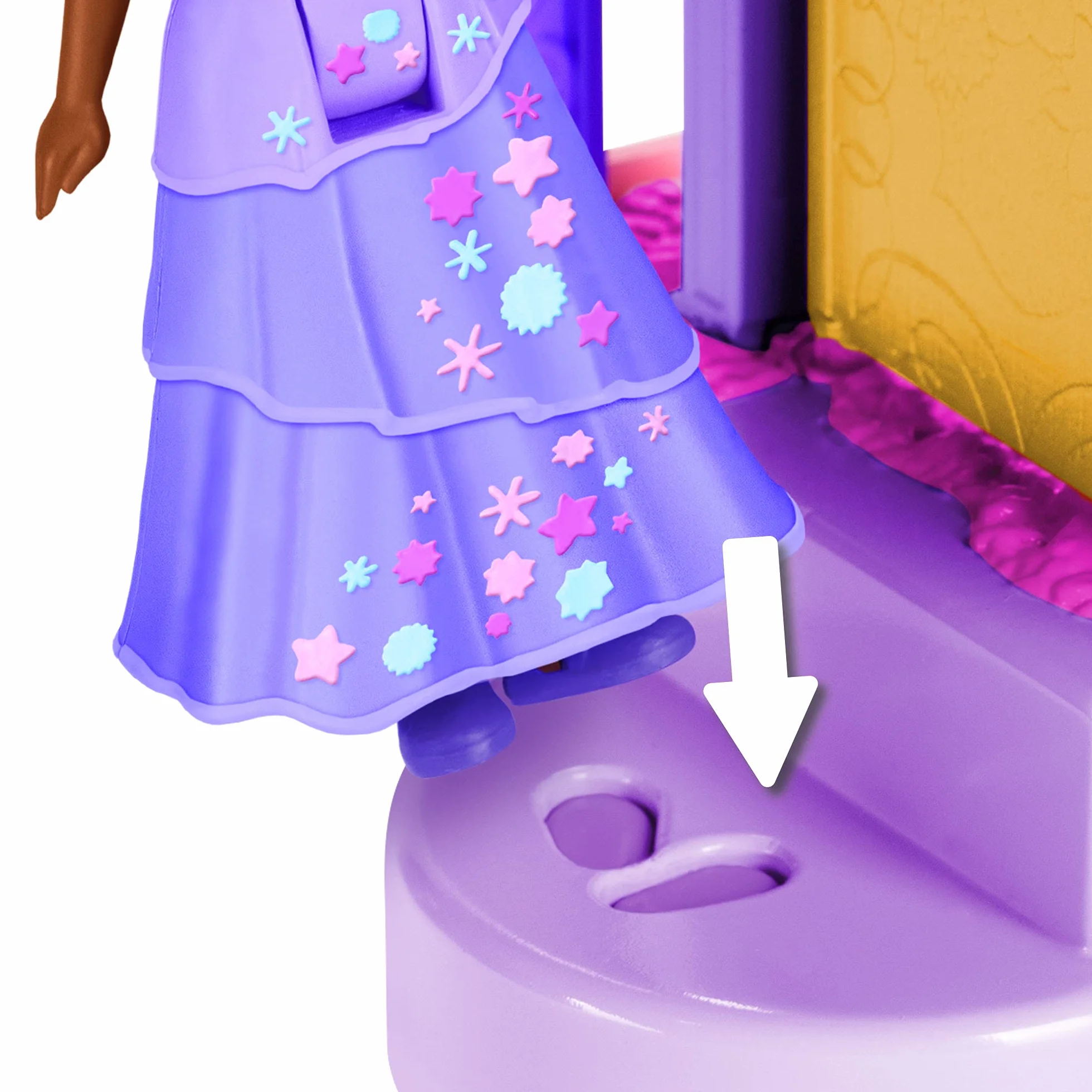 Disney Encanto Pokój w wieku od 3 lat zawiera figurki lalki kwitnące z każdym krokiem, zestaw do zabawy Isabela Garden (219364)