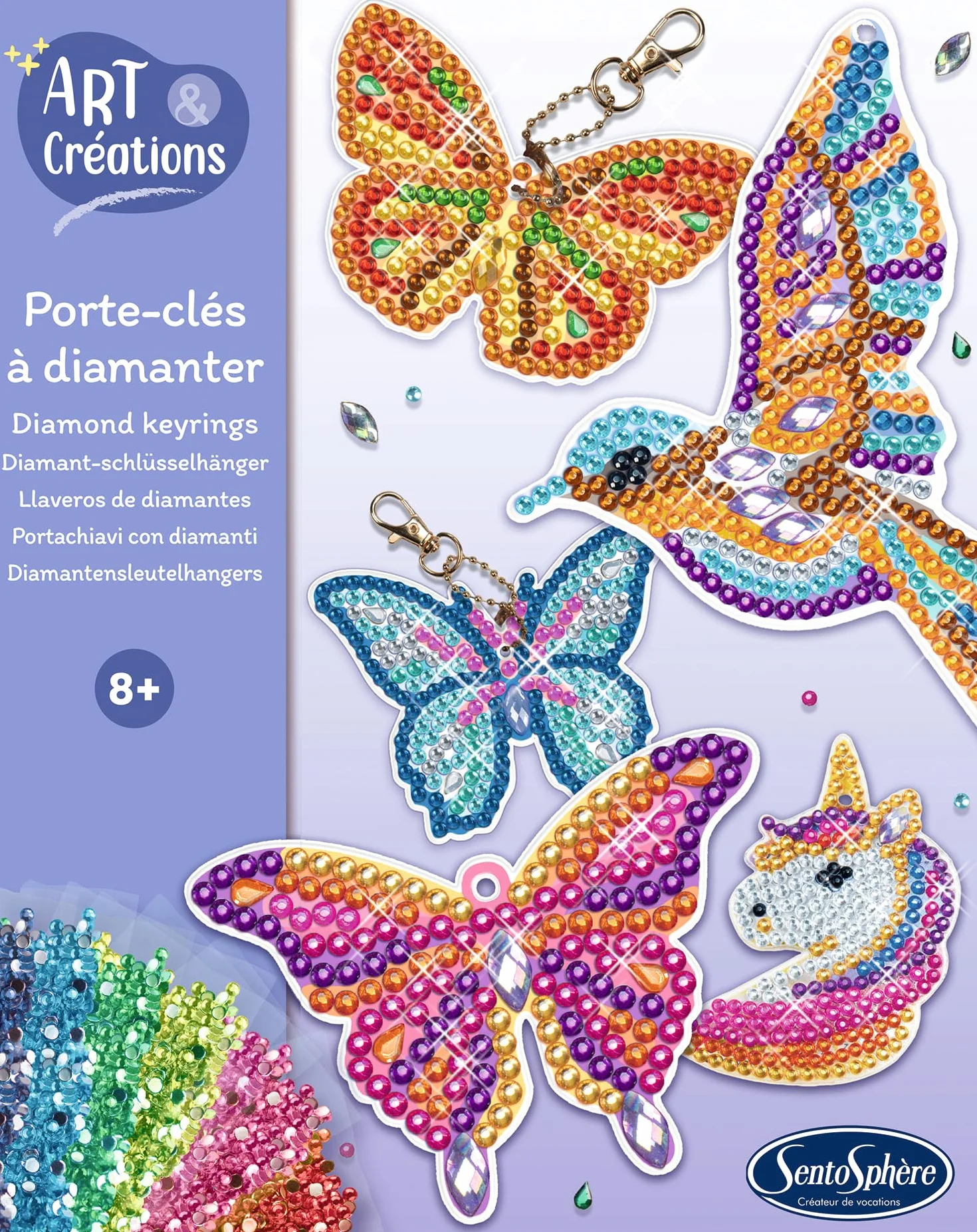 Art & Creations DIAMENTOWY breloczek do kluczy