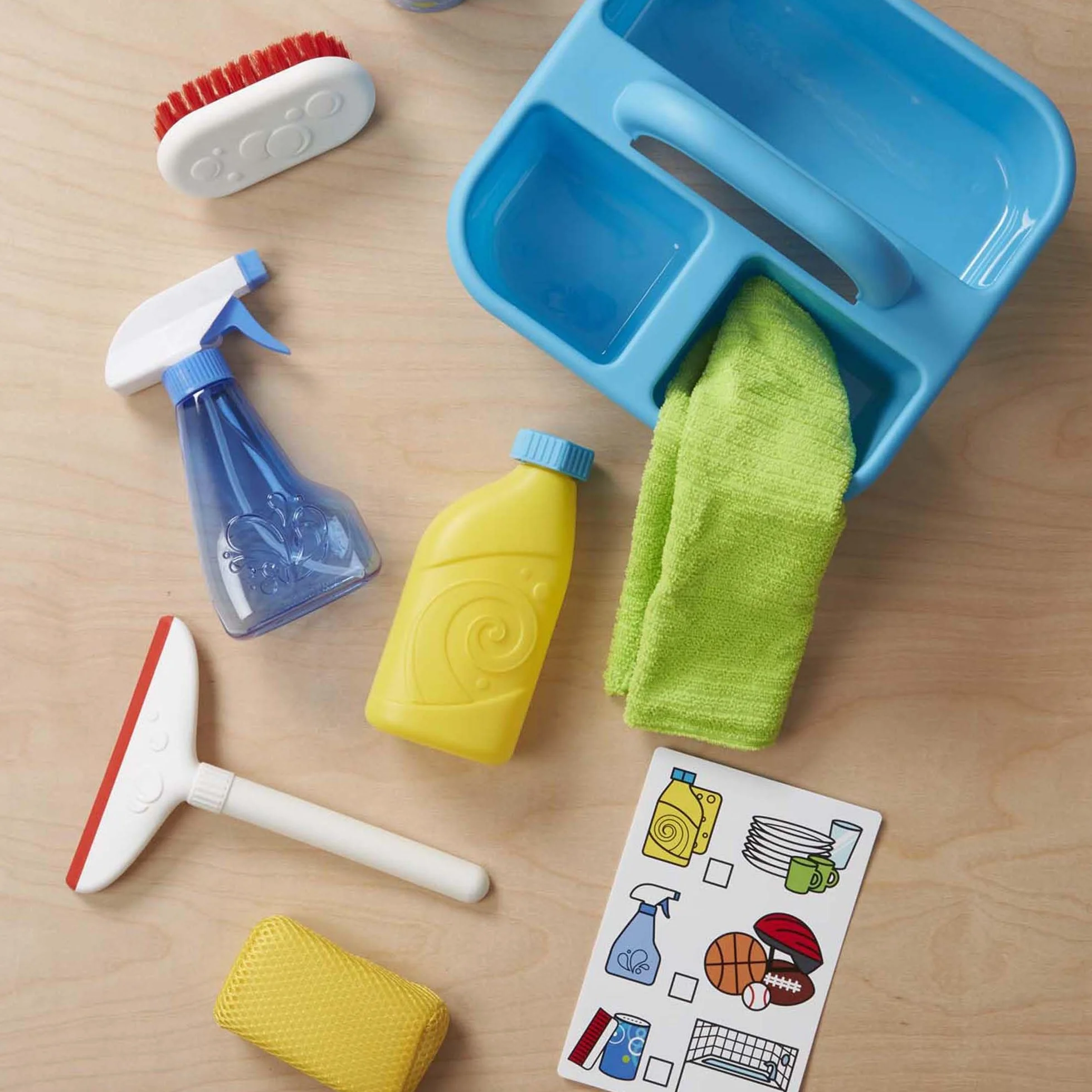 Melissa & Doug – zestaw do sprzątania | zabawa z odgrywaniem ról | zestawy zabawkowe | 3+ | prezent dla chłopca lub dziewczynki