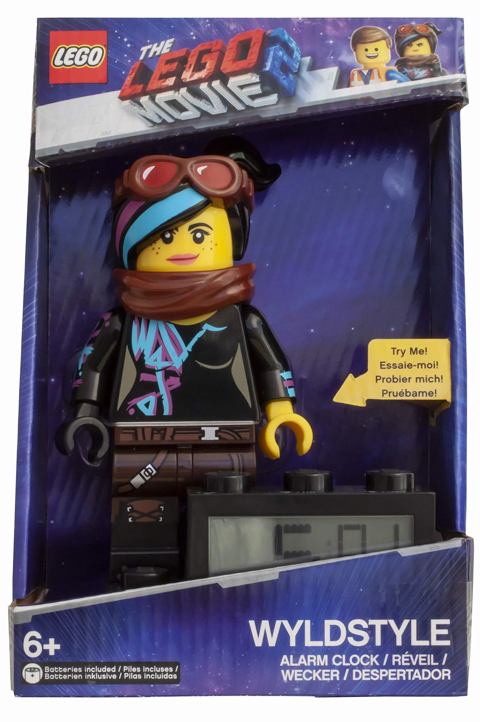 LEGO Film 2 9003974 Wyldstyle dziecięcy miniaturowy budzik