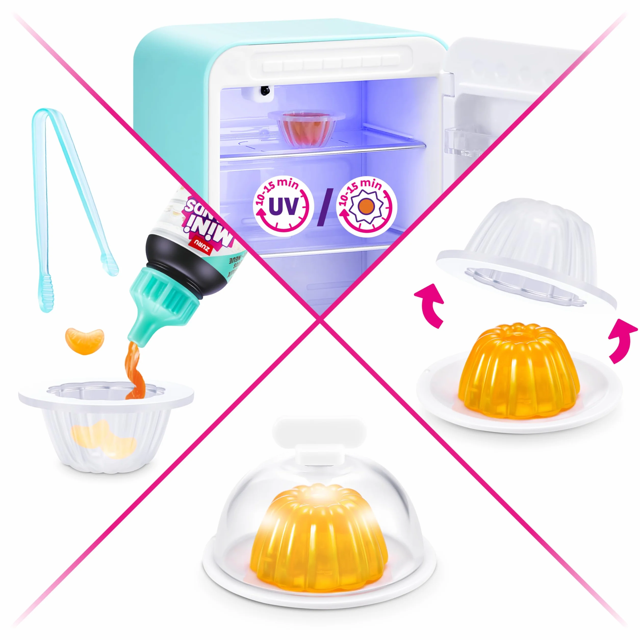 Mini Brands Wypełnij lodówkę PLAYSET-Series 1-Shrink Wrap, 77673