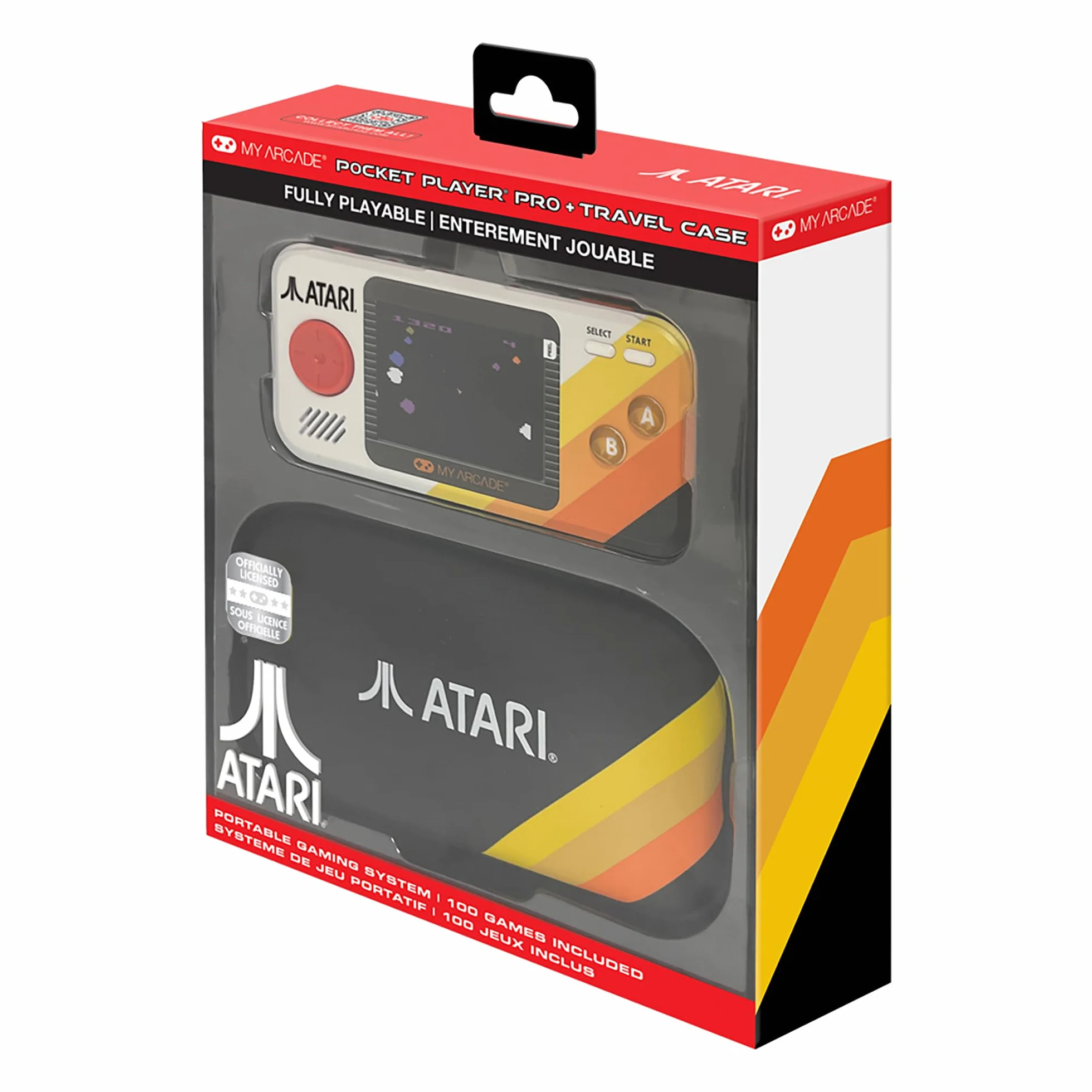 My Arcade DGUNL-7146 Atari Pocket Player Pro przenośny system gier z futerałem