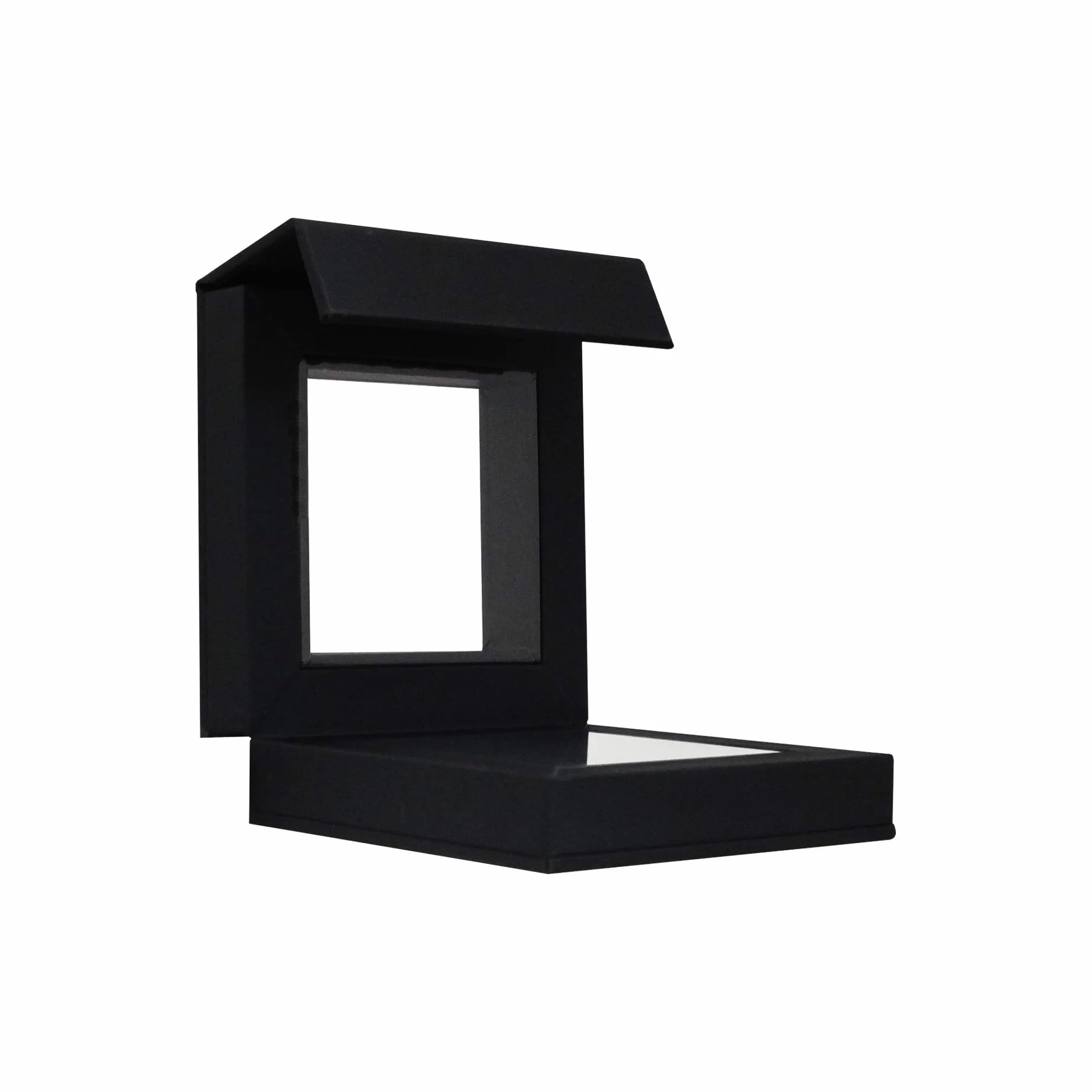 SAFE 4503 ramka wisząca, czarna, 80 x 80 mm, ramka na monety, ramka na przedmioty, stojak na monety, ramka 3D, do różnych przedmiotów