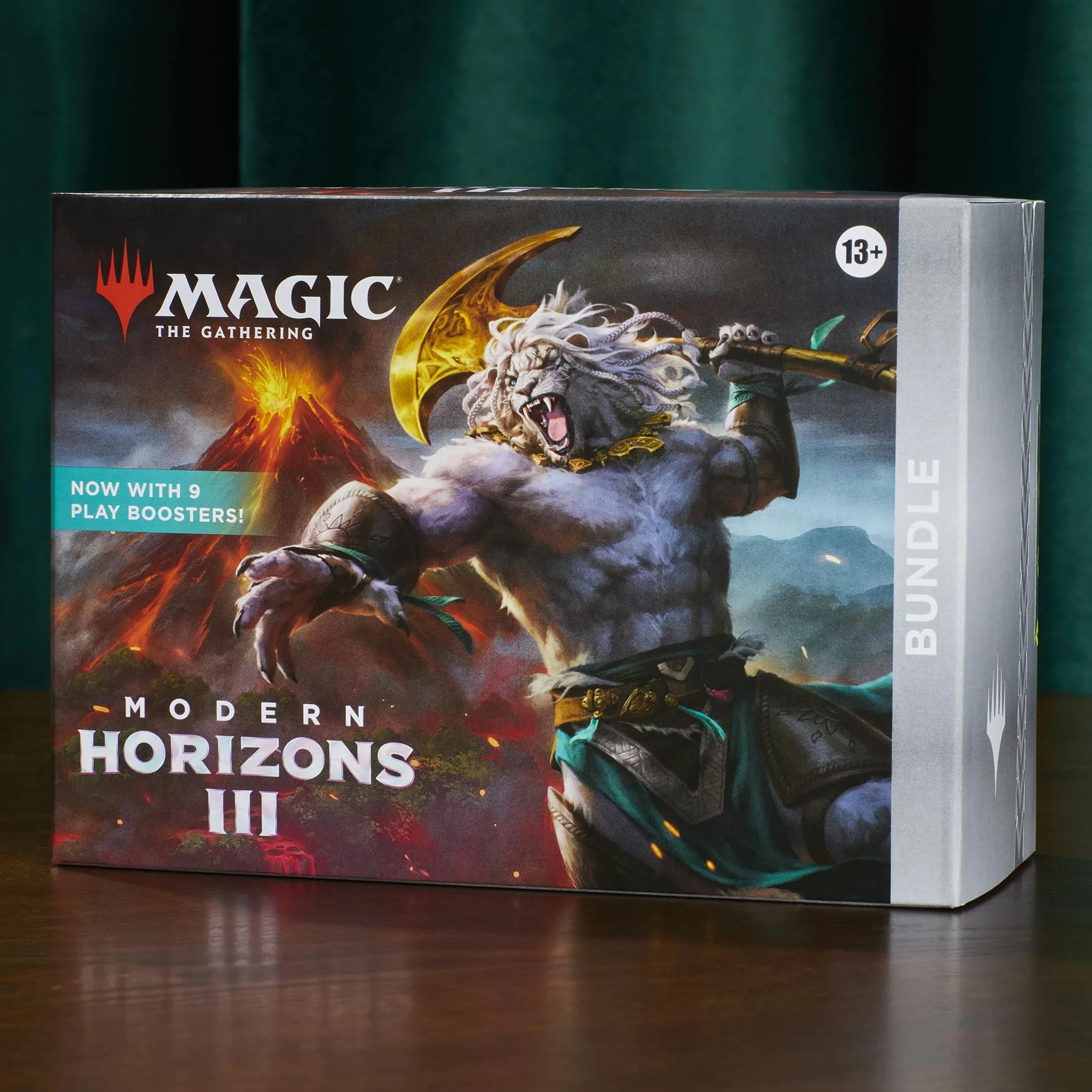 Magic: The Gathering Modern Horizons 3 Zestaw — 9 pakietów Play, 30 kart krain + wyjątkowe akcesoria (Wersja Angielska)