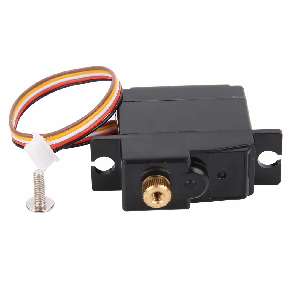 VGEBY Rc Servo, Rc Servo Motor High Torquer Servo metalowa przekładnia Upgrade części zamienne akcesoria pasują do A949/A959 1/18 Rc Car Wltoys 144001 Servo