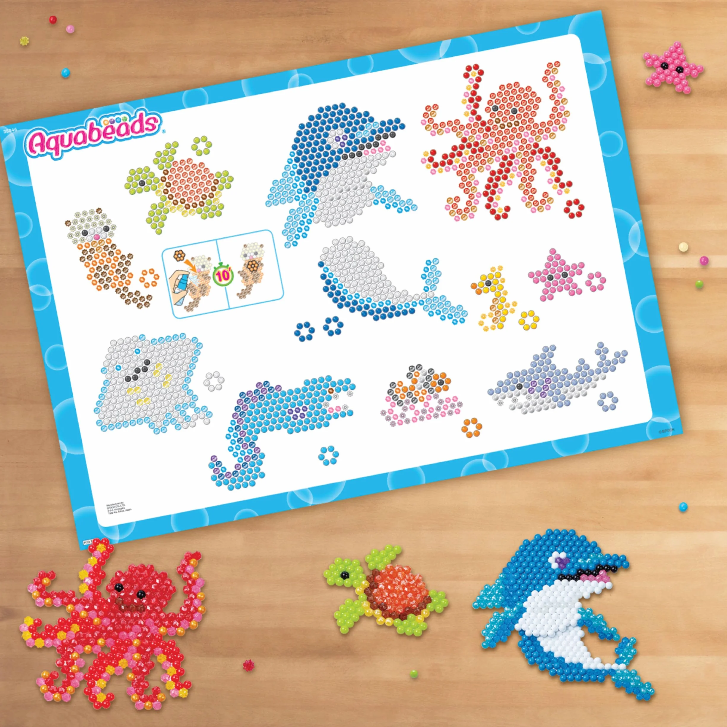 Aquabeads - 35046 Oceanarium - Arts & Crafts Wodne koraliki do zabaw kreatywnych