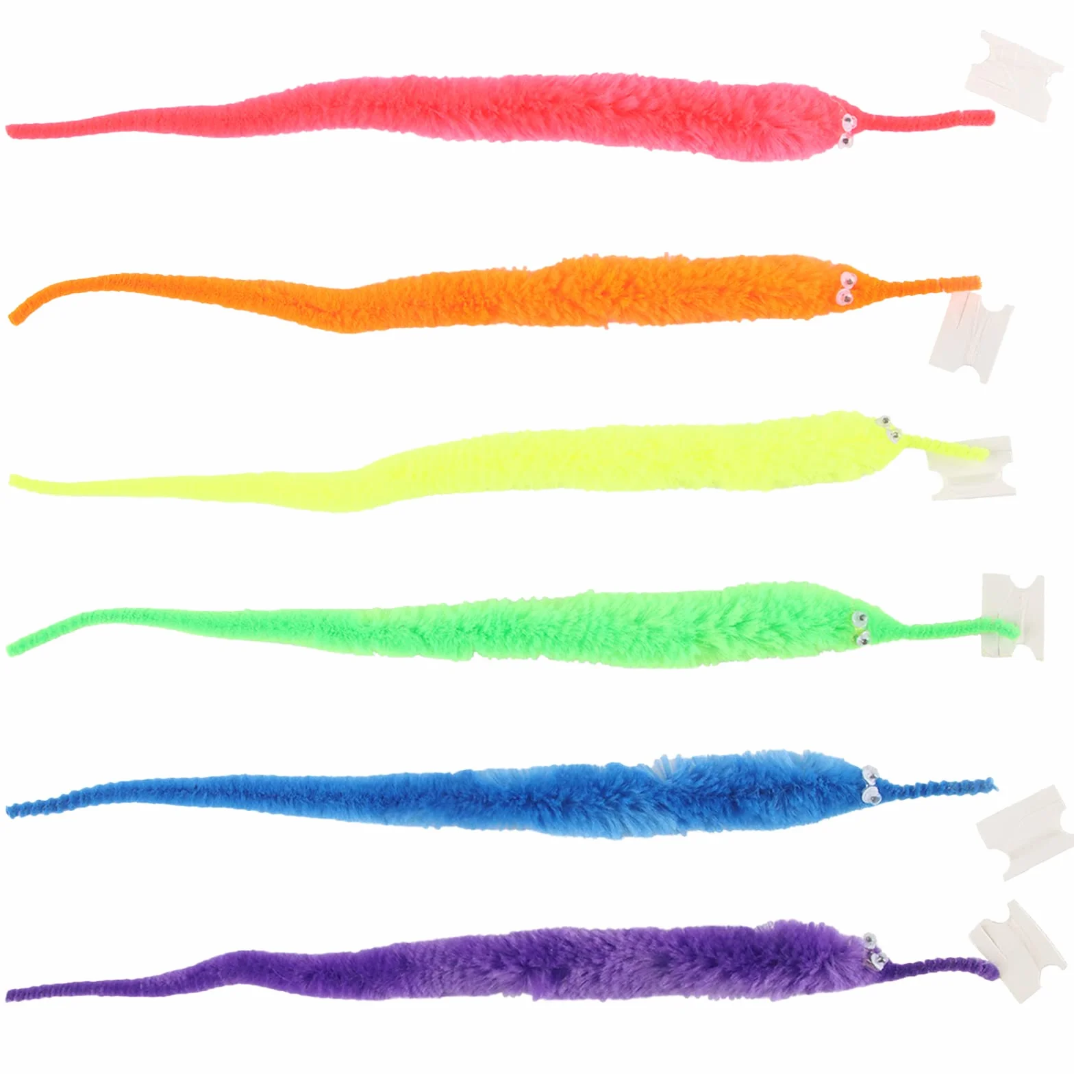 Magic Worm zabawka, 12 sztuk słodkich magicznych robaków, Twisty czarodziejski robak, magiczny robak, zabawka dla kotów, magiczna gąsienica, kolorowa zabawka dla dzieci i kotów