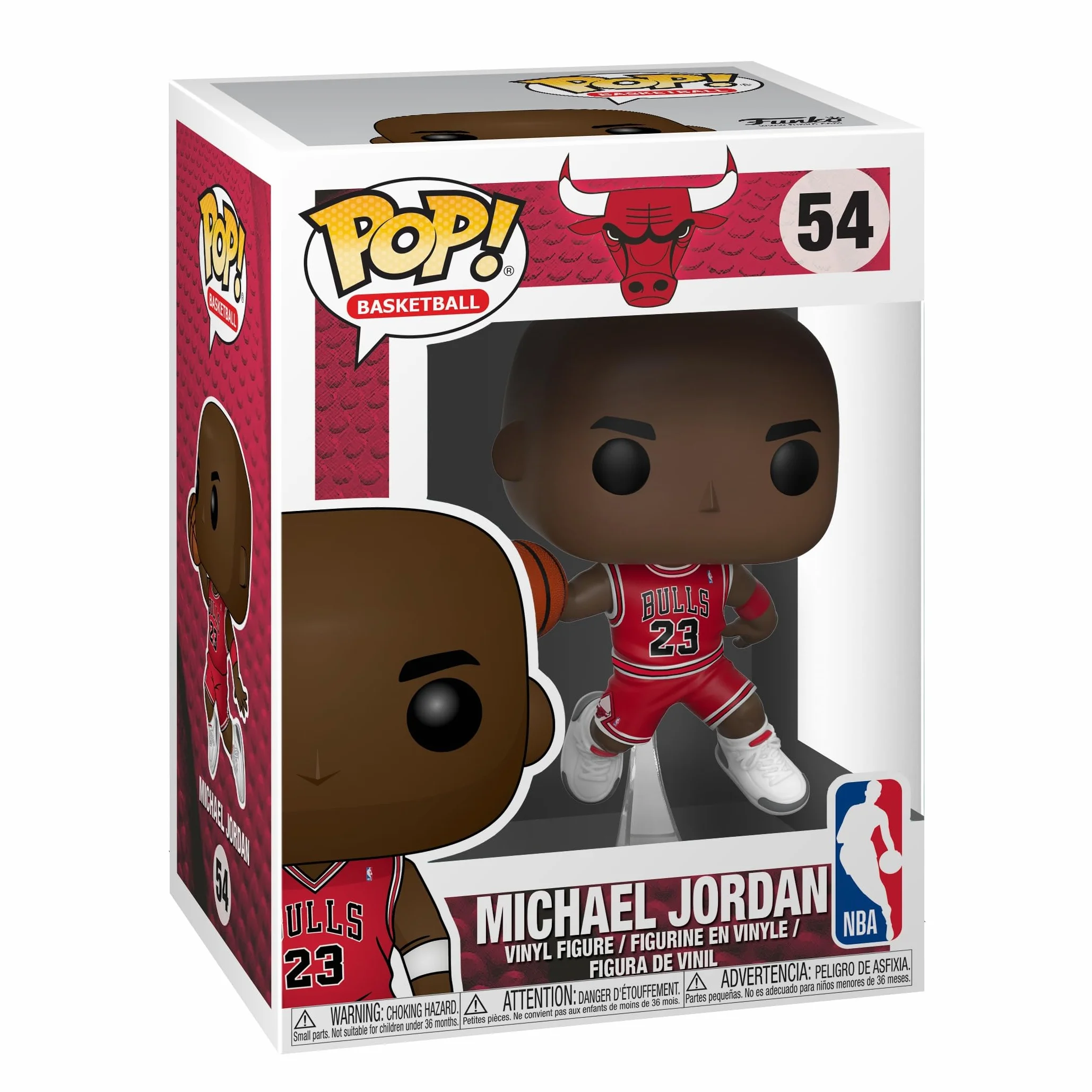 Funko POP! NBA: Bulls - Michael Jordan - Kolekcjonerska figurka winylowa - Pomysł na prezent - Oficjalny towar - Zabawki dla dzieci i dorosłych - Fani sportu