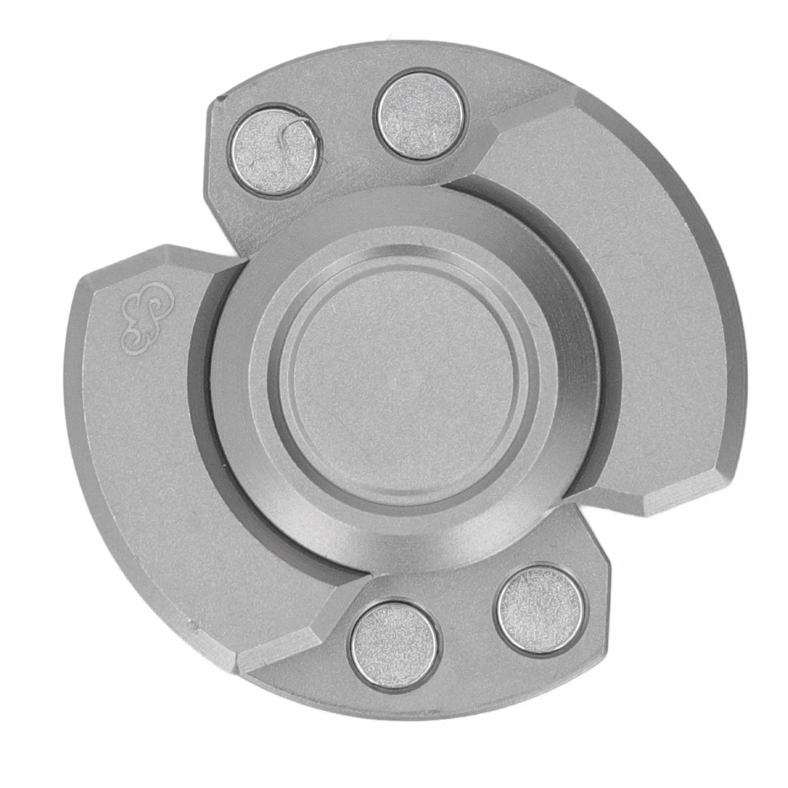 Relief Stress Slider, przenośna zabawka, lekka, ergonomiczna, wytrzymała, wielofunkcyjny metal, do ADHD (srebrny)
