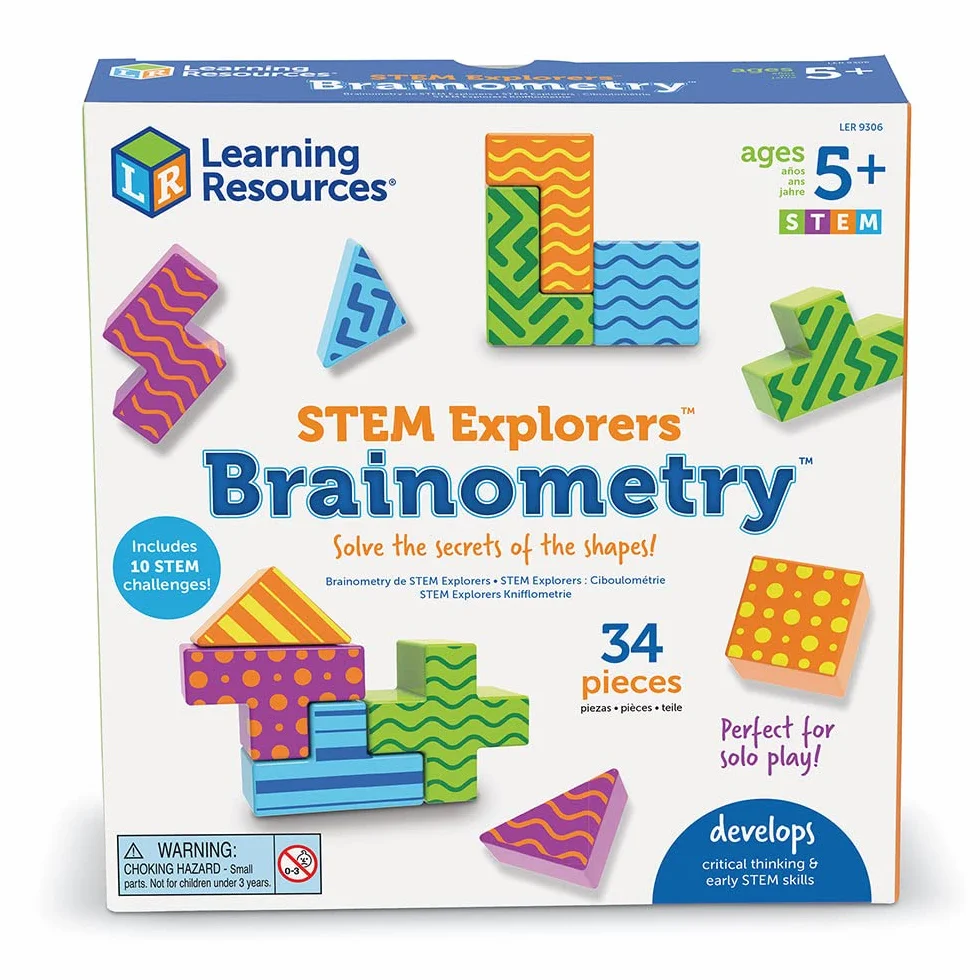 Learning Resources Trzon Odkrywcy Brainometria 3D Puzzle Gra 34-Kawałek Zestaw
