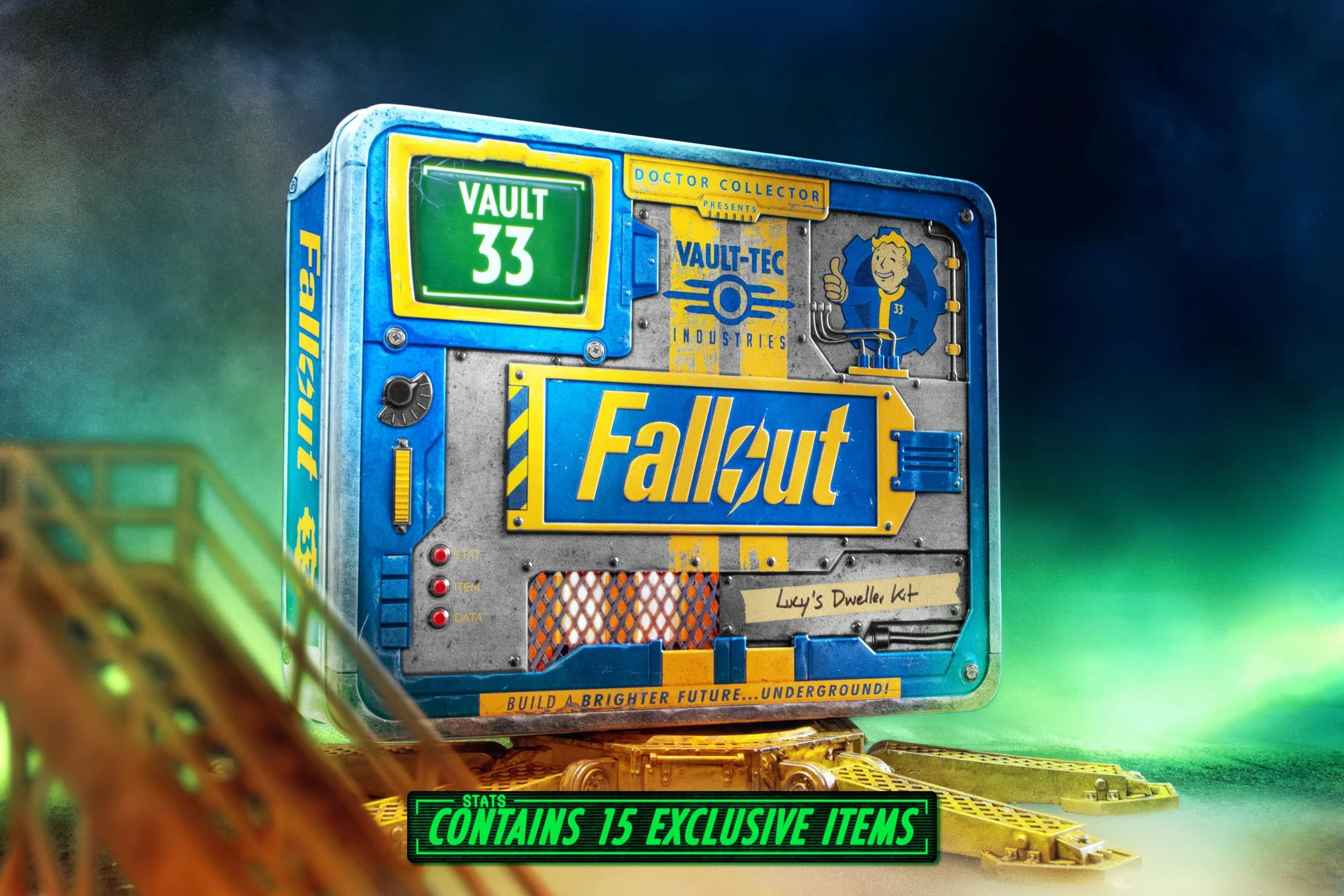 Doctor Collector - Fallout: Lucy's Dweller Kit, 13 Piece Set, Iconic Collectibles, TV Series Memorabilia