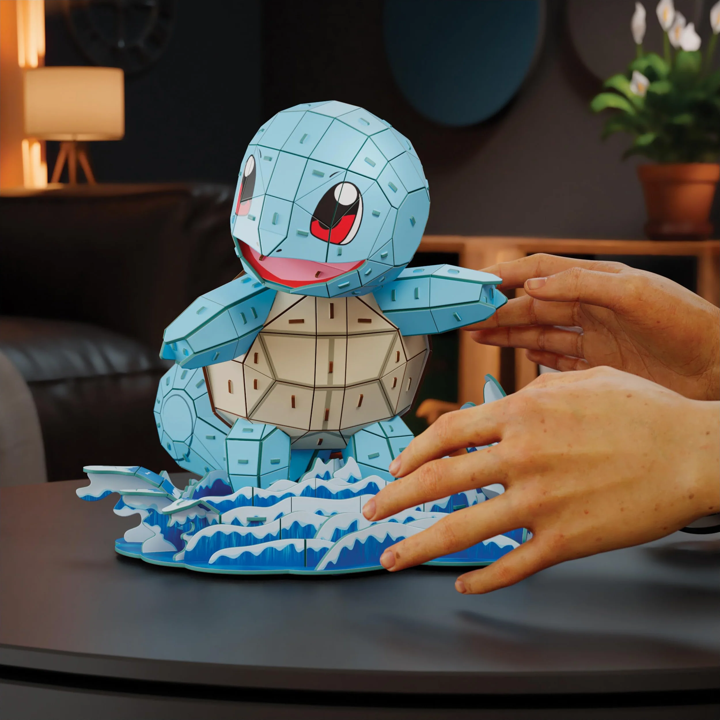 4D Build, Pokémon Squirtle 3D Zestaw do składania, Pokémony do kolekcjonowania, Puzzle 3D dla dorosłych i nastolatków, 180 elementów, dla osób w wieku od 12 lat