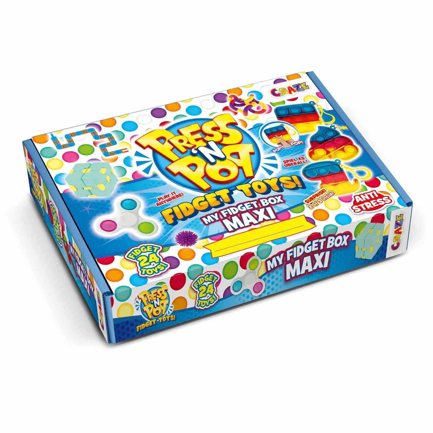 PRESS n POP FIDGET Maxi BOX