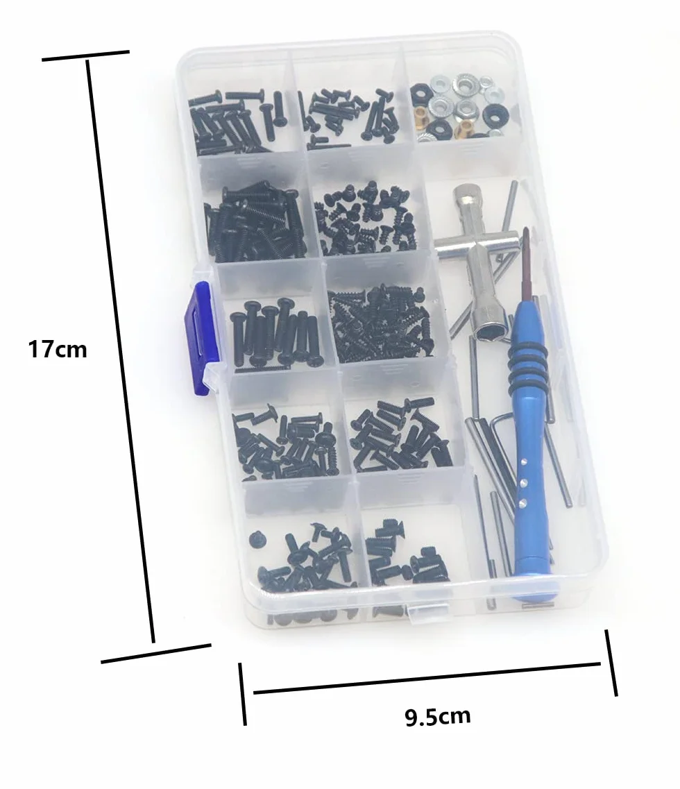RC Car Screw Kit Rc Car Tool Kit Repair Tool Sworzeń sprzęgła do 1/10 RC Car Crawler Monster Trucks