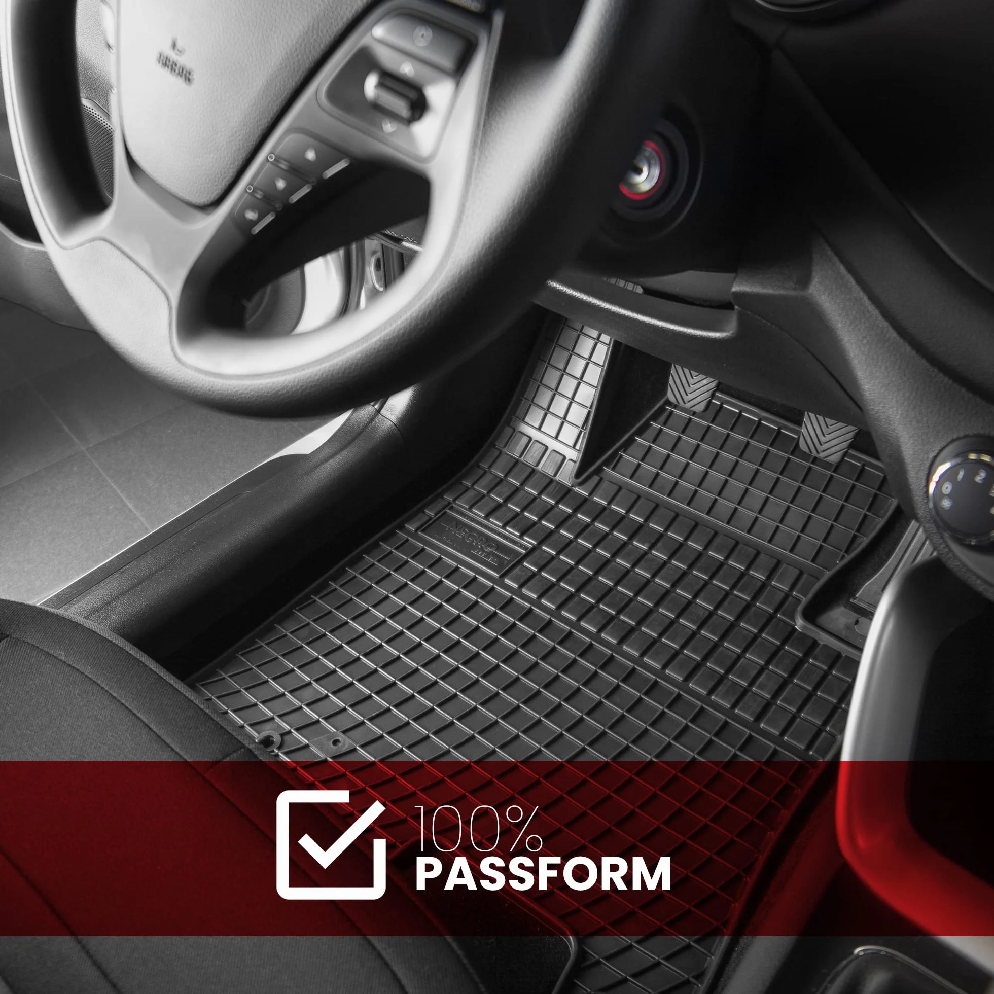 MOTOS Gumowe dywaniki samochodowe pasują do Opel Astra H 2004-2014 Zwiększ komfort podróży dzięki antypoślizgowym dywanikom samochodowym- Dywaniki samochodowe na każdą pogodę, ochrona przed zabrudzeni