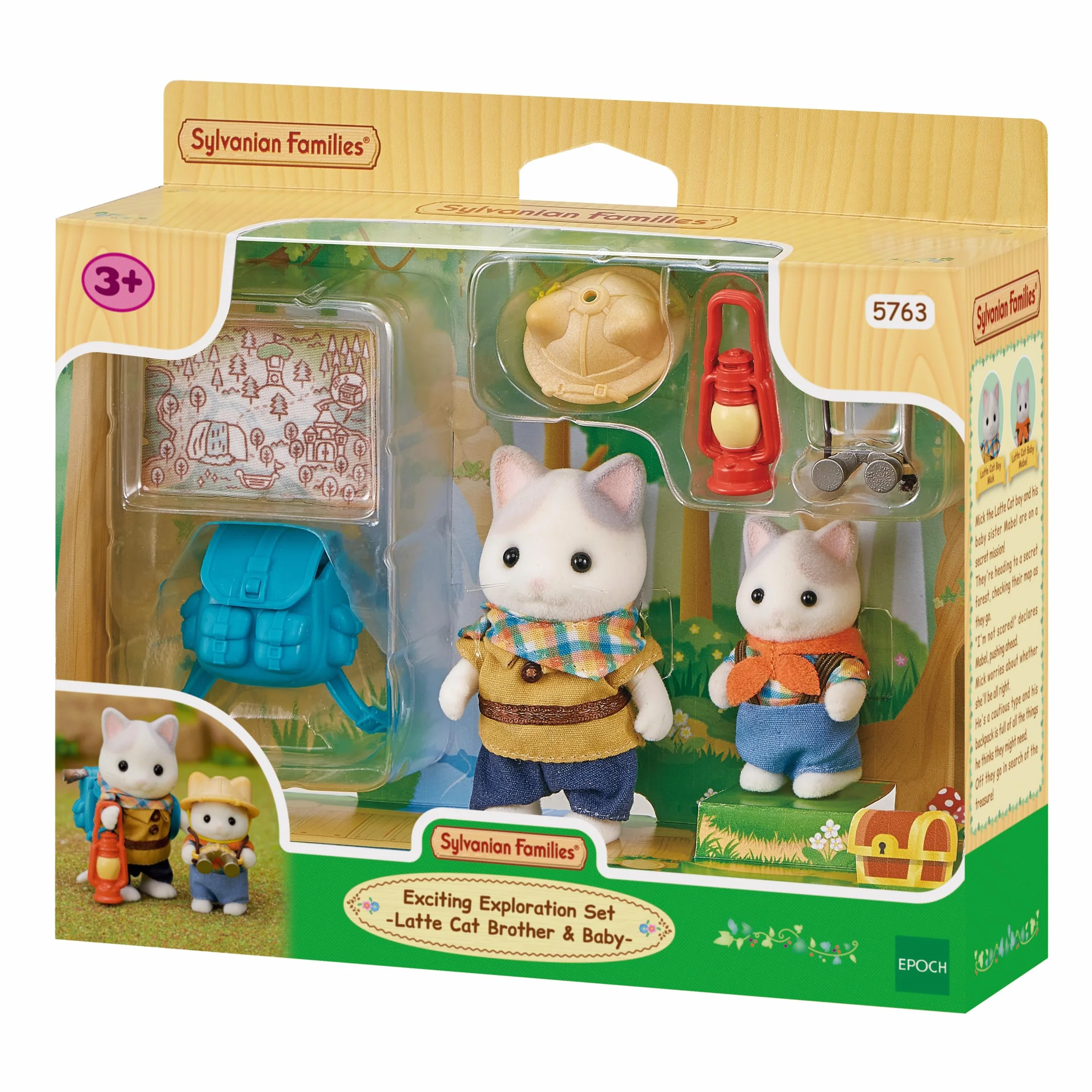 Sylvanian Families - 5763 Wyprawa w nieznane braci Latte Cat Family