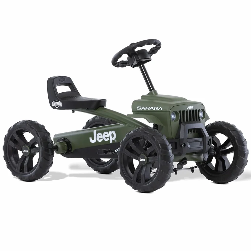 Berg Gokart z pedałem Buzzy Jeep Sahara | pojazd dziecięcy, z pedałem, bezpieczeństwo i stabilność, zabawka dla dzieci w wieku 2-5 lat