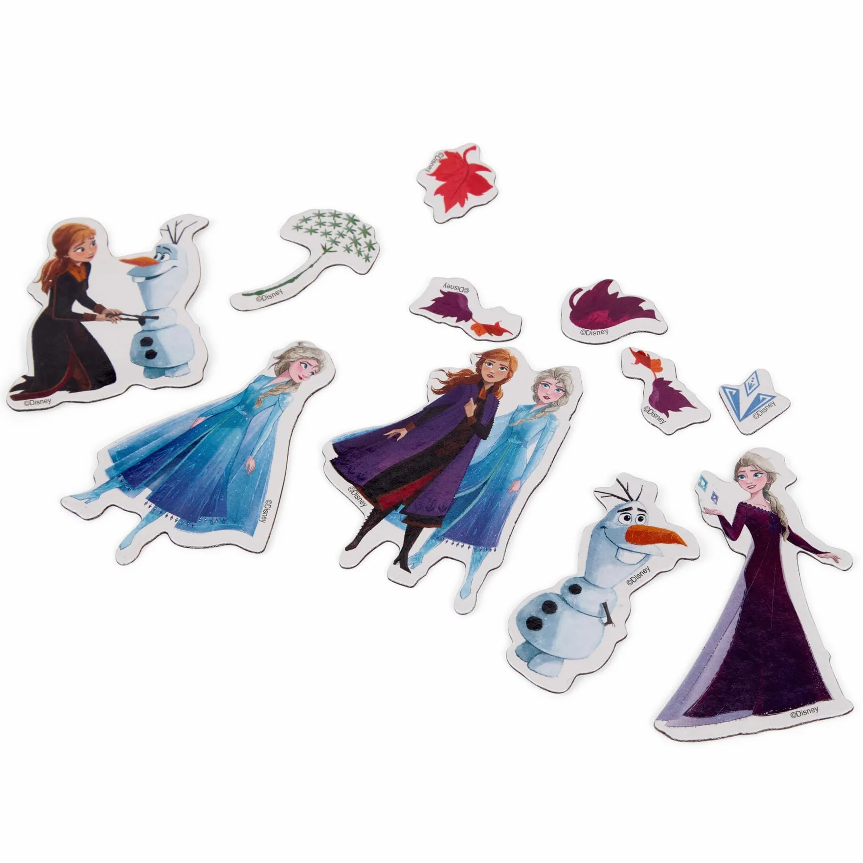 Disney Frozen książka magnetyczna, magnetyczny zestaw aktywności, 40 magnesów, interaktywna gra, kreatywna zabawa, idealna w podróży (FR24358)