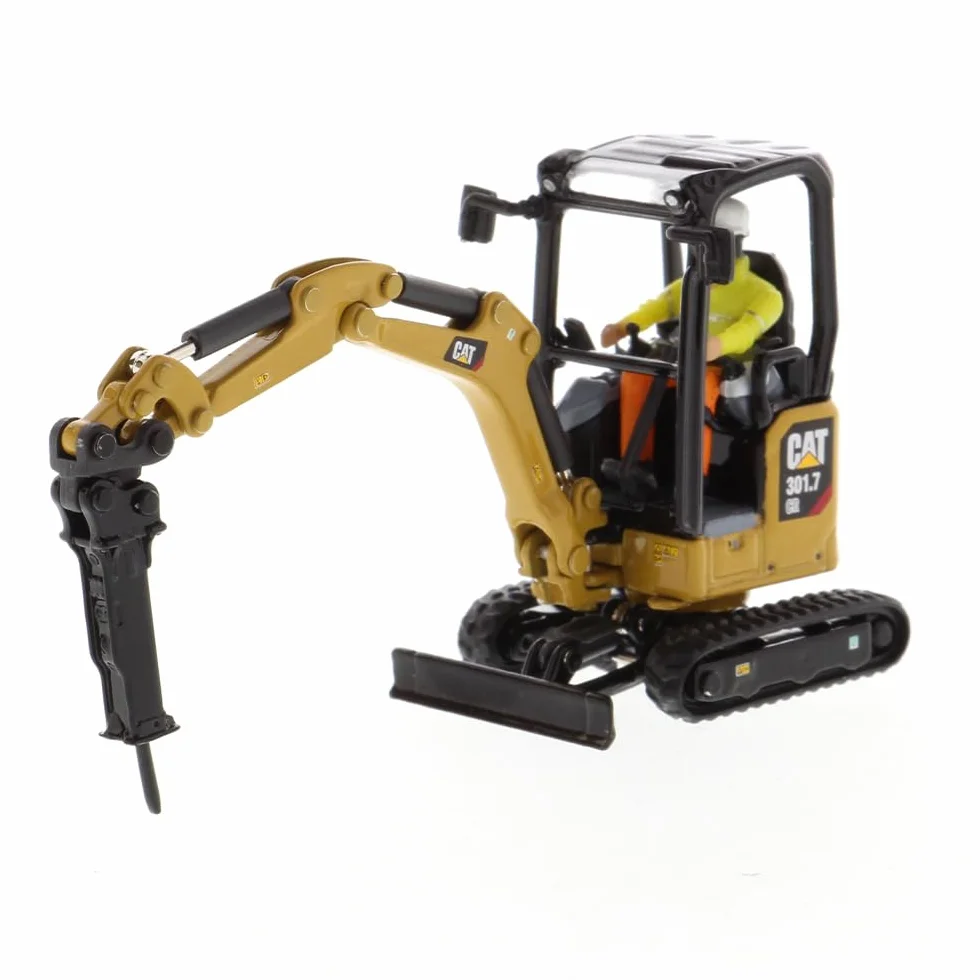 Diecast Masters 85597 - Minikoparka gąsienicowa 301.7, skala 1:50, ok. 7,1 x 2,8 x 4,7 cm, od 14 lat
