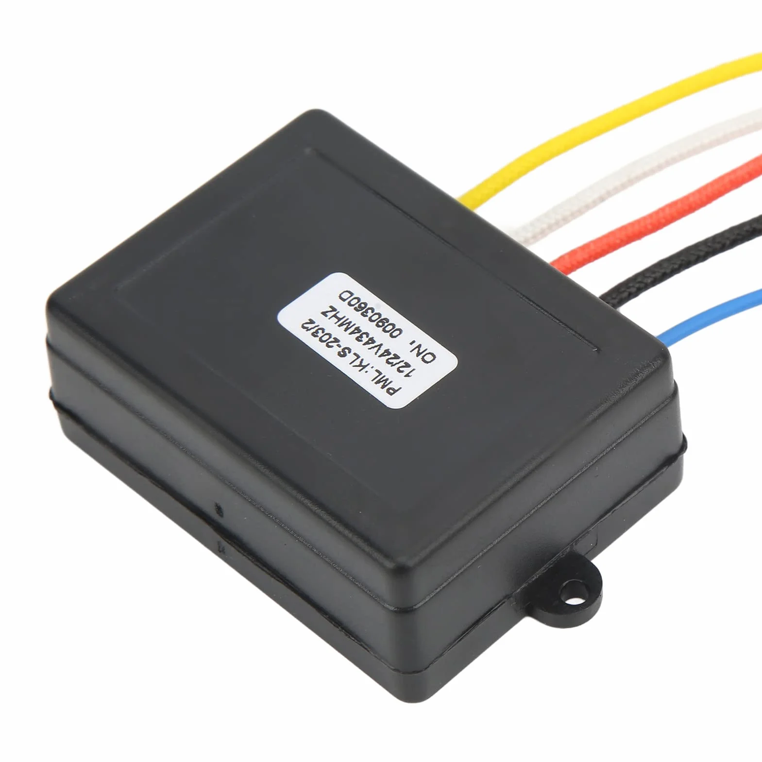 Akozon Zestaw Zdalnego Sterowania Wyciągarką Bezprzewodową Zasięg 75 Stóp 12 V 24 V Wysoka Czułość Uniwersalny do Samochodów Ciężarowych ATV 379521011