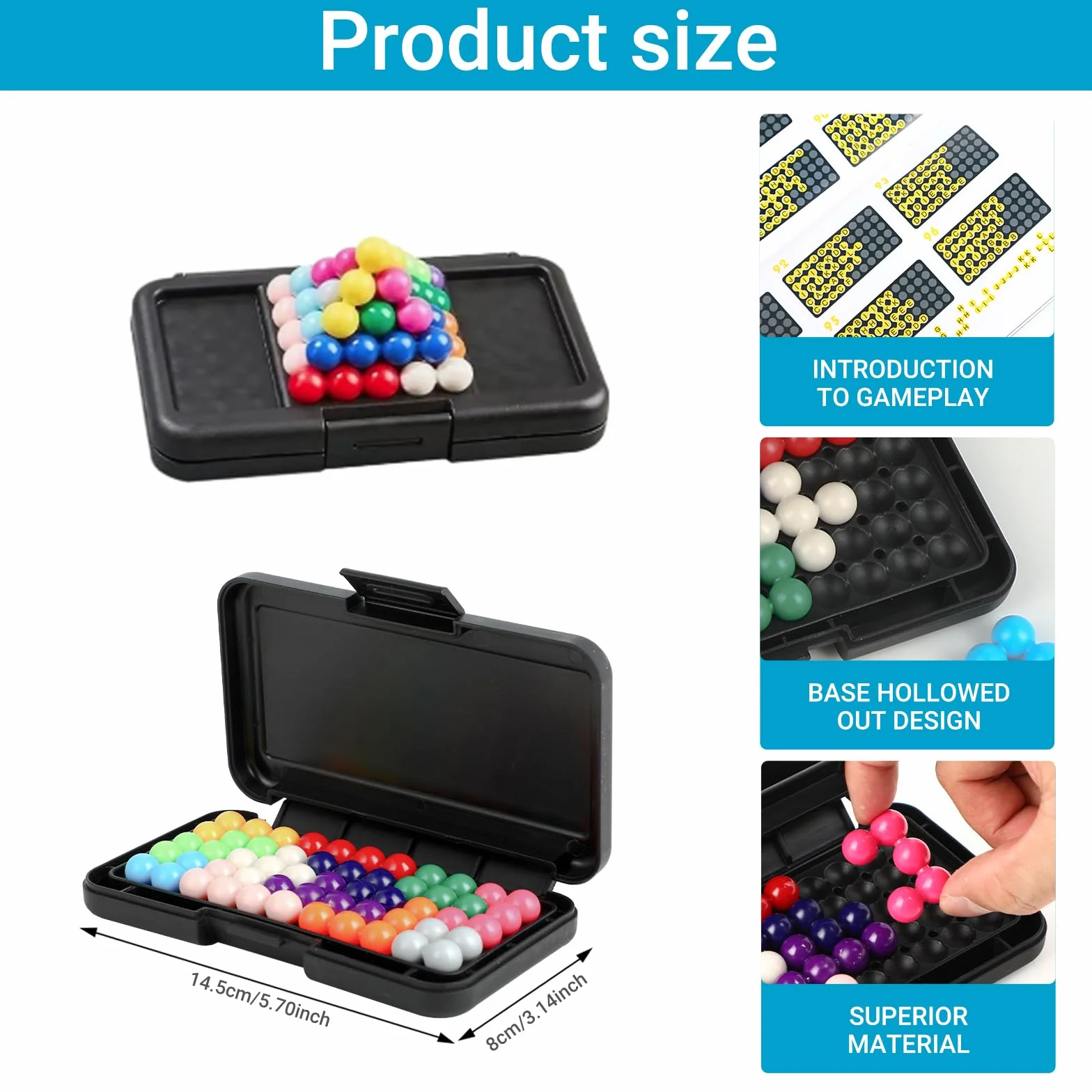 Puzzle IQ 3D – Gry logiczne z 200 wyzwaniami dla dzieci i doroslych, lamiglowki rozwijajace myslenie i kreatywnosc, idealne do relaksu i treningu umyslu