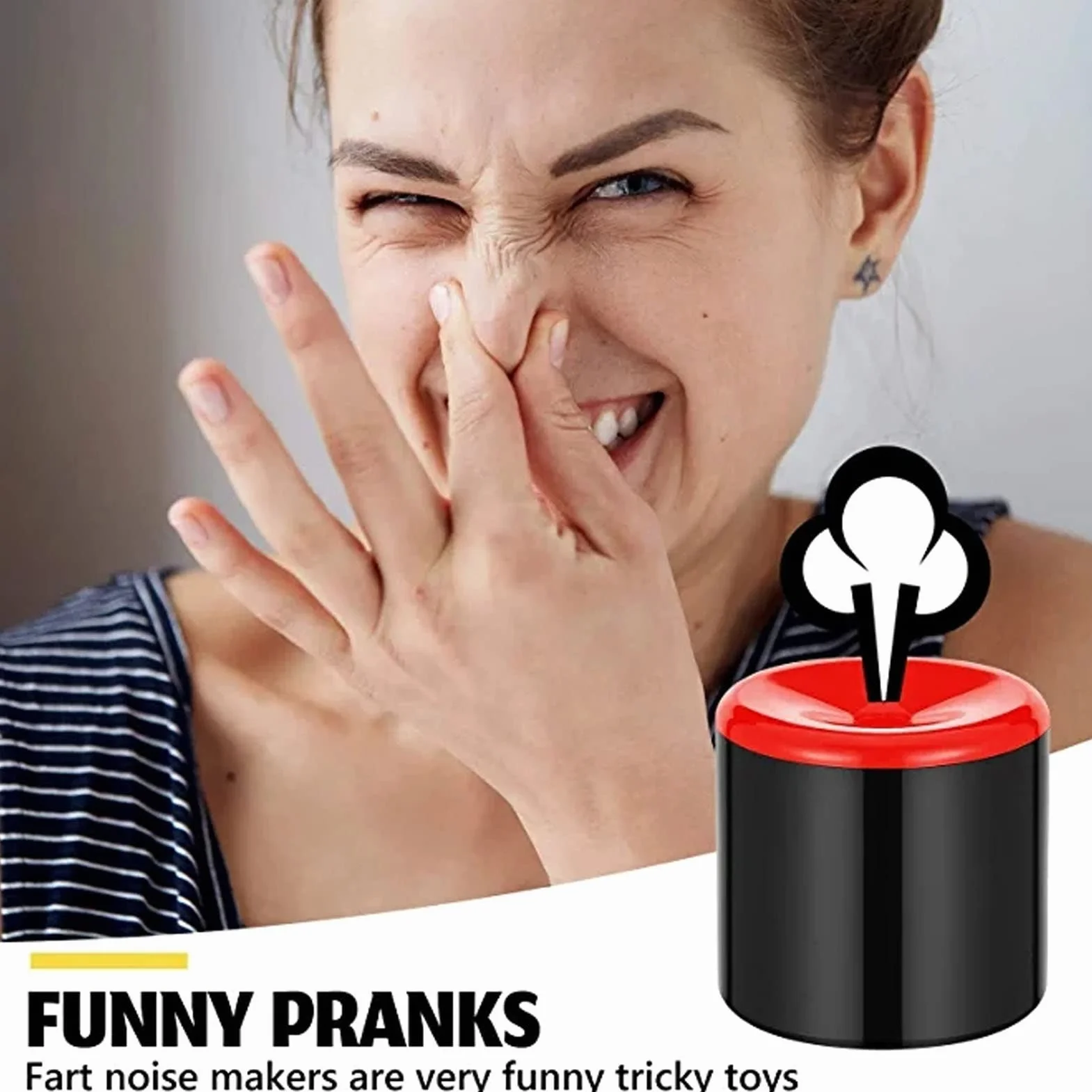 Pooter Fart Machine, Miękka guma Niełamliwa Wysoce symulowany pierdzący dźwięk Pooter Fart Maszyna Zabawka Łatwy w użyciu Fart Sound Maker dla żartów, imprez i psikusów