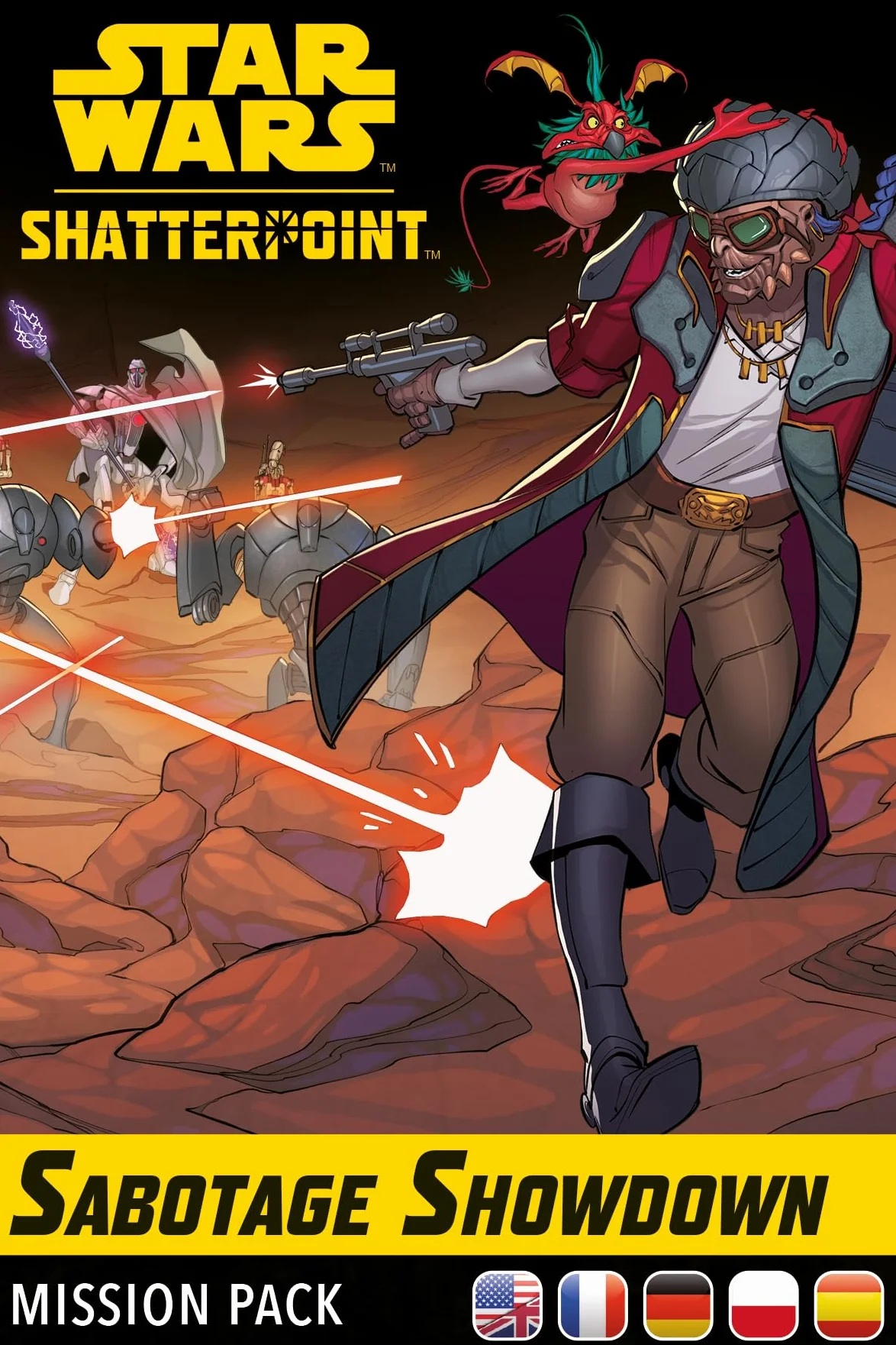 Atomic Mass Games | Star Wars Shatterpoint Sabotage Showdown Mission Pack | Mission Expansion For Star Wars Shatterpoint Miniatures Game | 2 Players | 90 Minutes