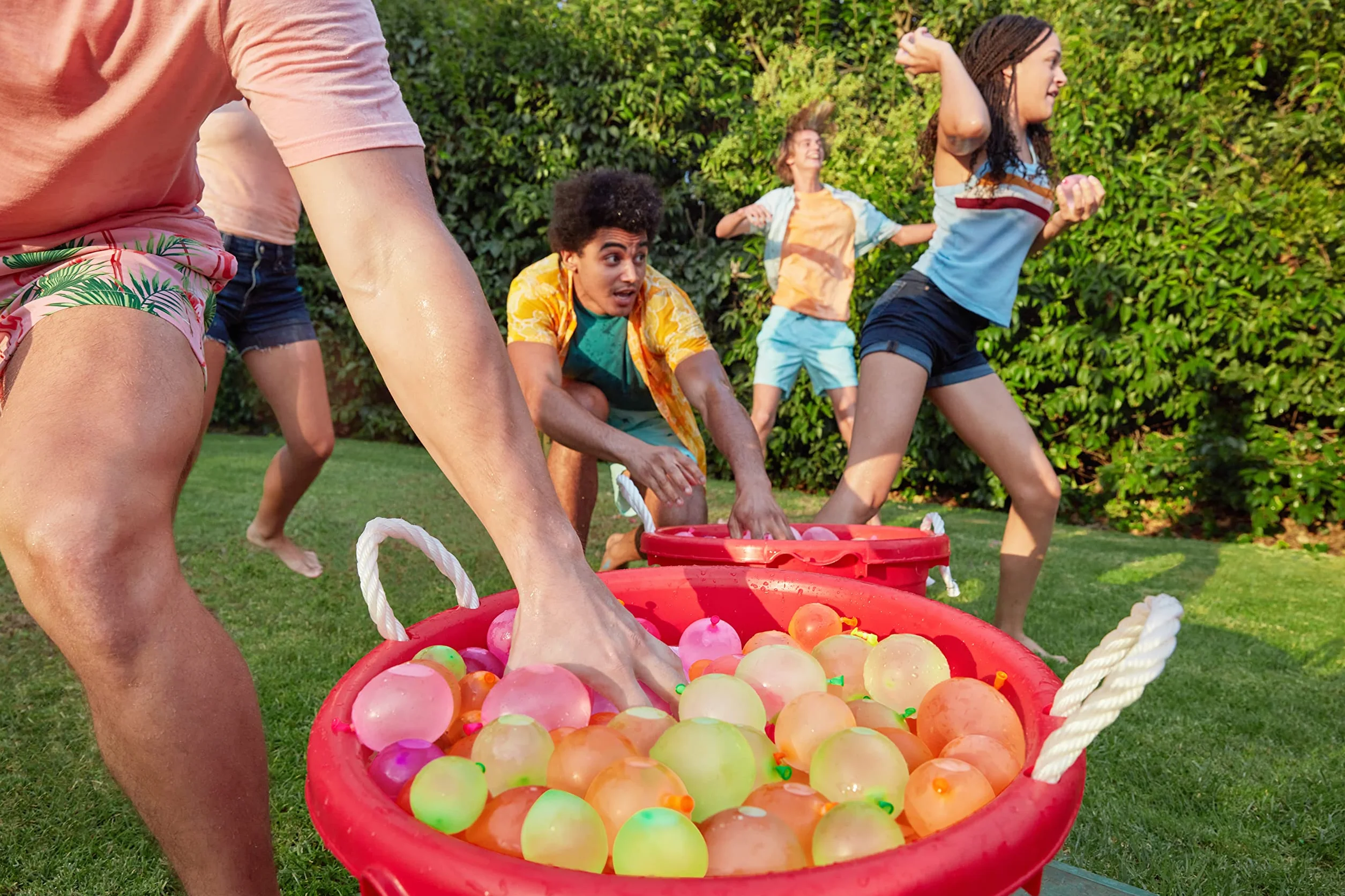 BUNCH O BALLOONS Tropical Party Bunch O Zestaw 8) Ponad 250 szybkonapełniających balonów wodnych, kolor 56481-S001-ES