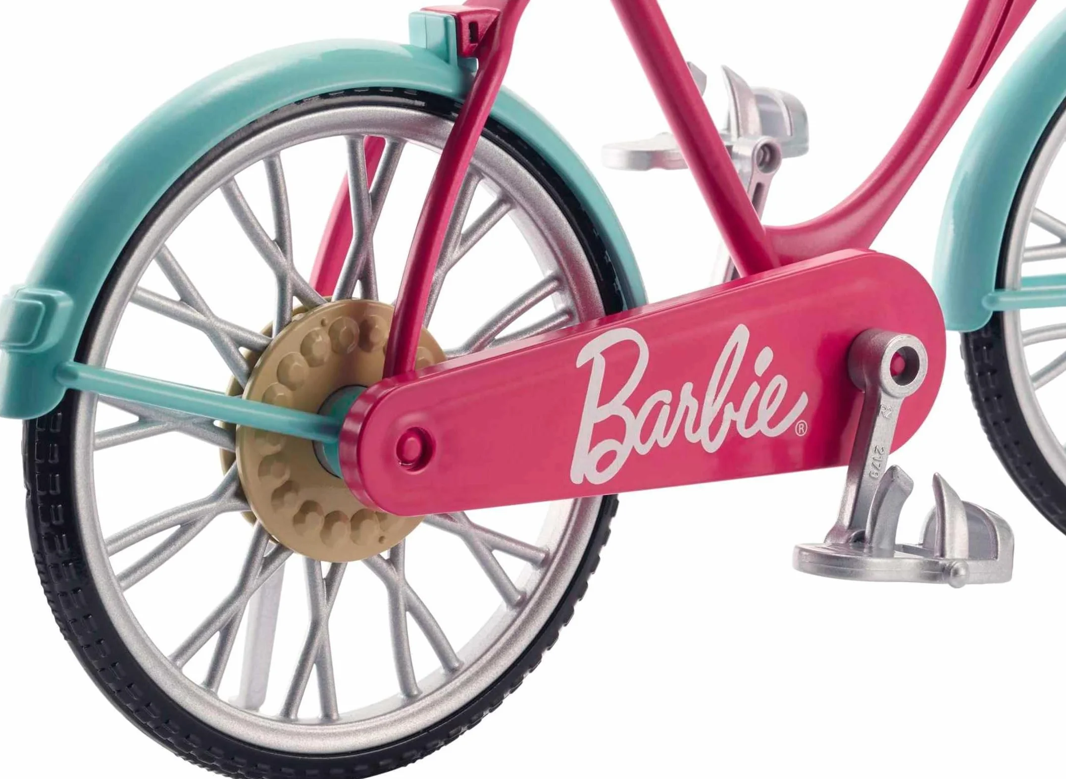 Barbie Rower z koszykiem z kwiatami, DVX55