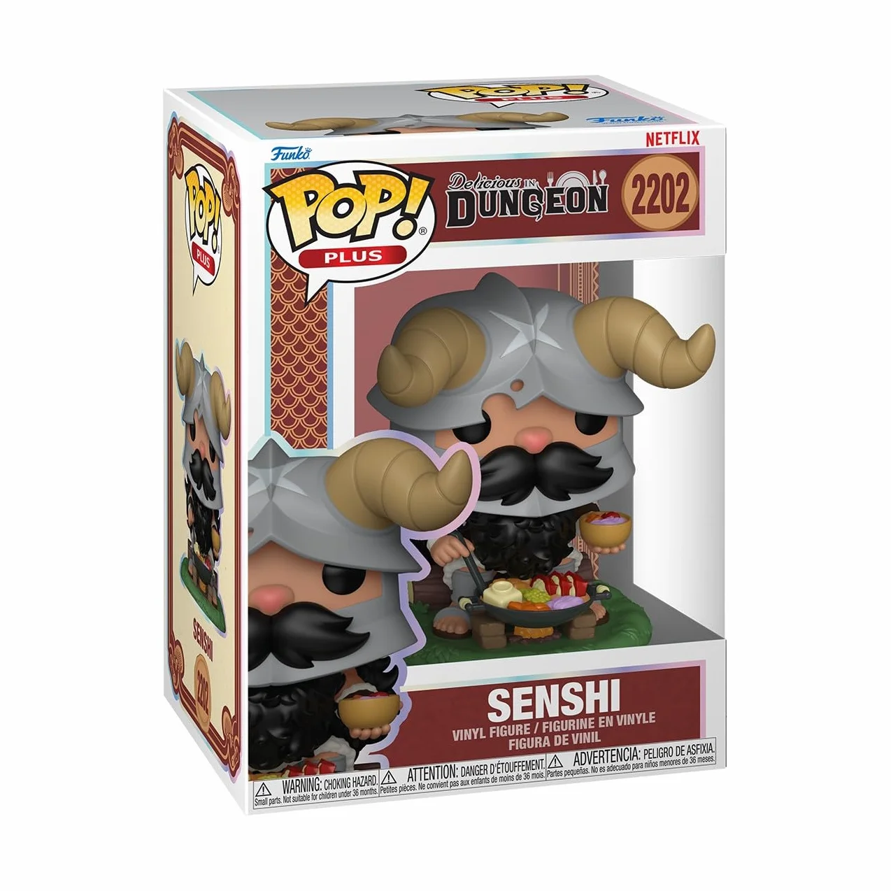 Funko Pop! Plus: Delicious in Dungeon - Senshi - Figurka kolekcjonerska z winylu - pomysł na prezent - Oficjalny towar - Zabawki dla dzieci i dorosłych - Anime Fans - Figurka kolekcjonerska