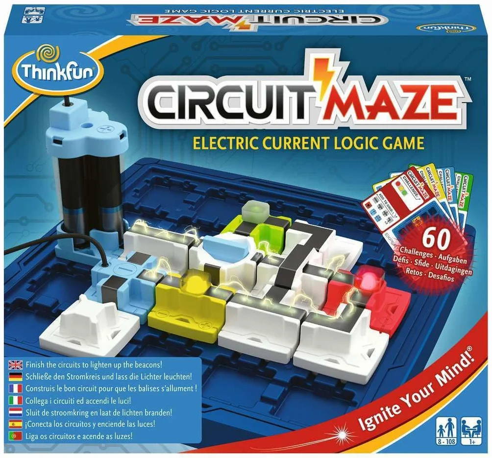 Think Fun- Circuit Maze gra zręcznościowa (Ravensburger 76341), różne kolory/model