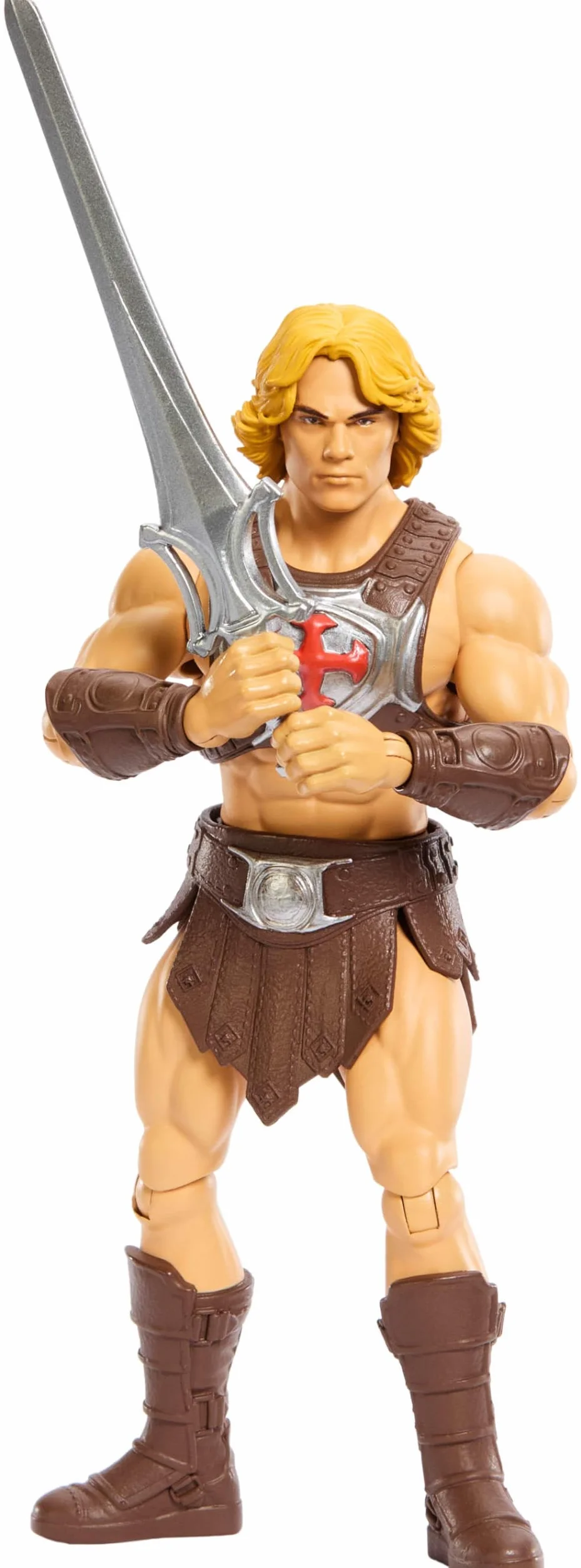 Masters of the Universe Władcy Wszechświata Film 2026 He-Man Figurka podstawowa (ok. 14 cm w skali), filmowy wygląd jak Nicholas Nick Galitzine, 14 punktów ruchu i Miecz Mocy, dla dzieci 6+, JKH89