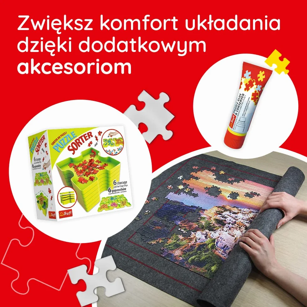 Trefl - Kapibara - Puzzle 1000 Elementów - Układanka z Kapibarą na Tle Wodospadu, dla Dorosłych i Dzieci od 14 lat