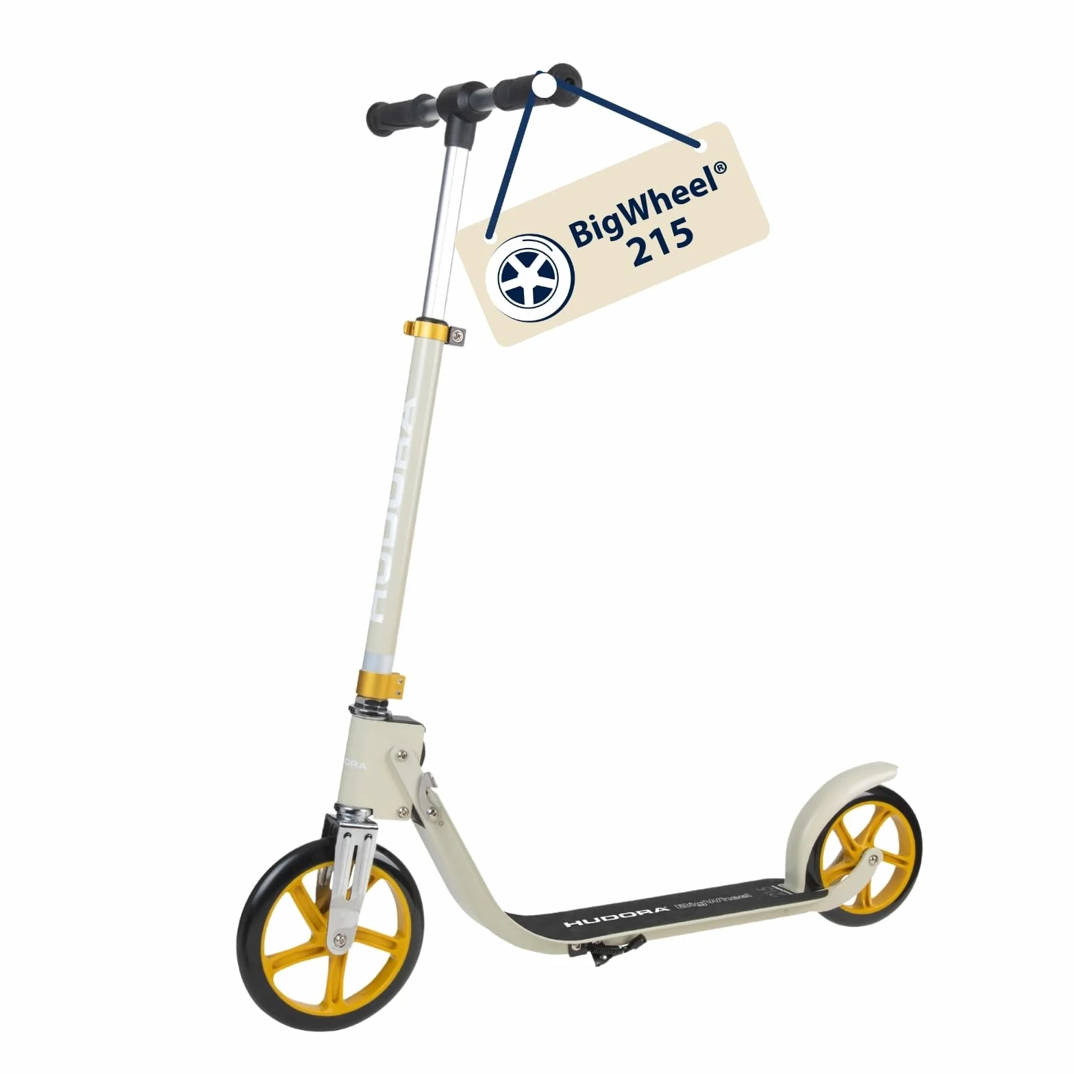 HUDORA BigWheel® 215 Scooter, piaskowy