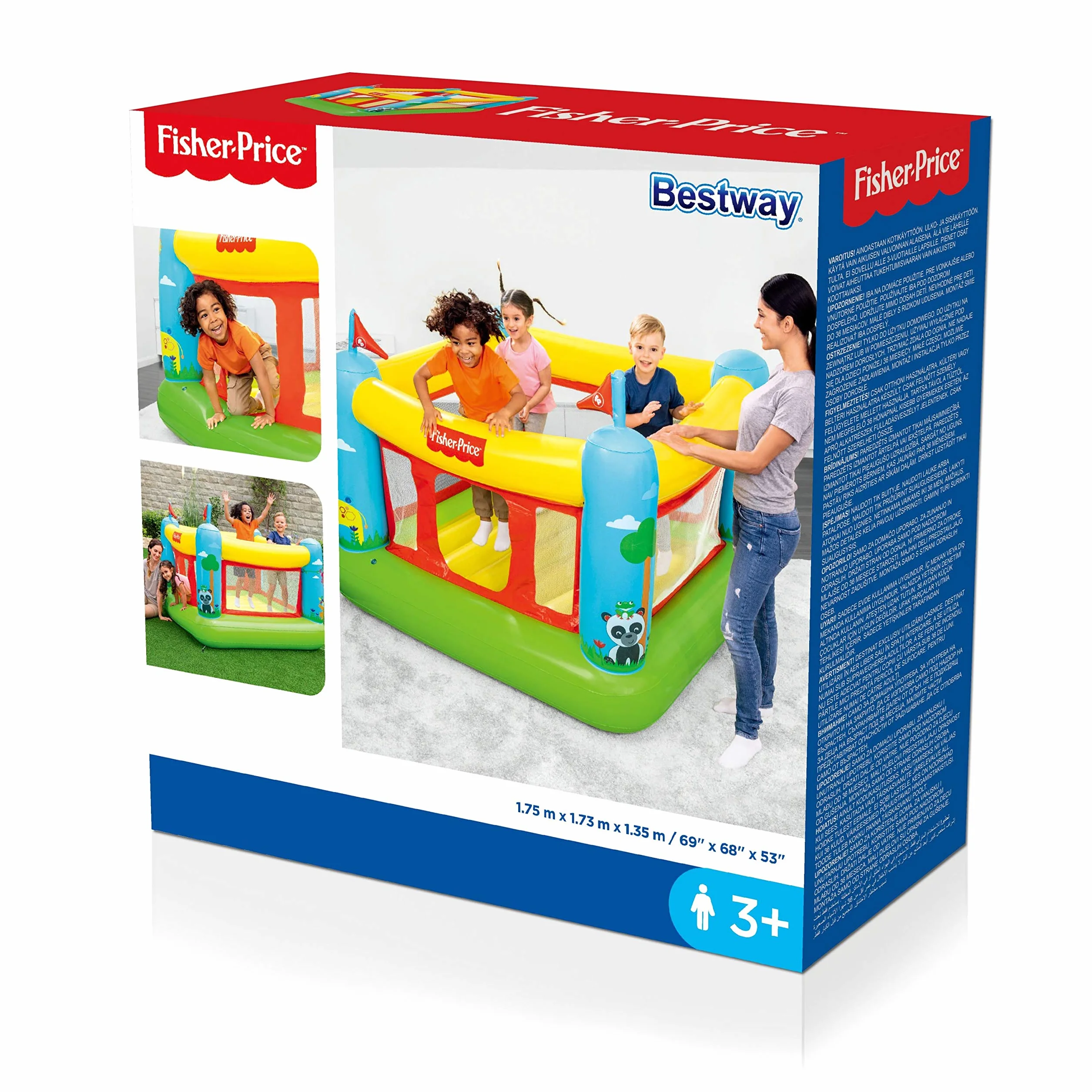Bestway 1093553Xxx20 Fisher-Price® 69" X 68" X 53"/1.75M X 1.73M X 1.35M Bouncetastic Bouncer