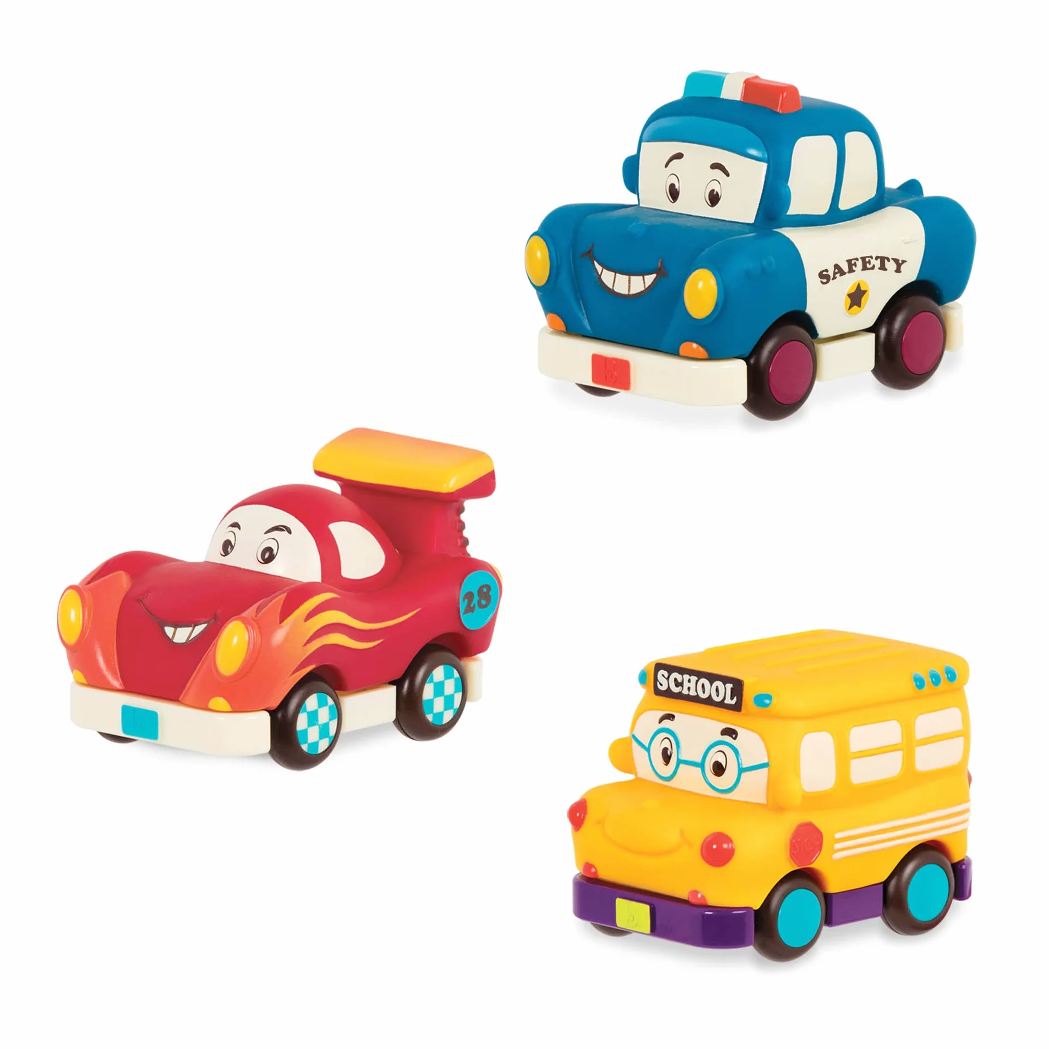 BTOYS Push Auto Bus, wielokolorowy
