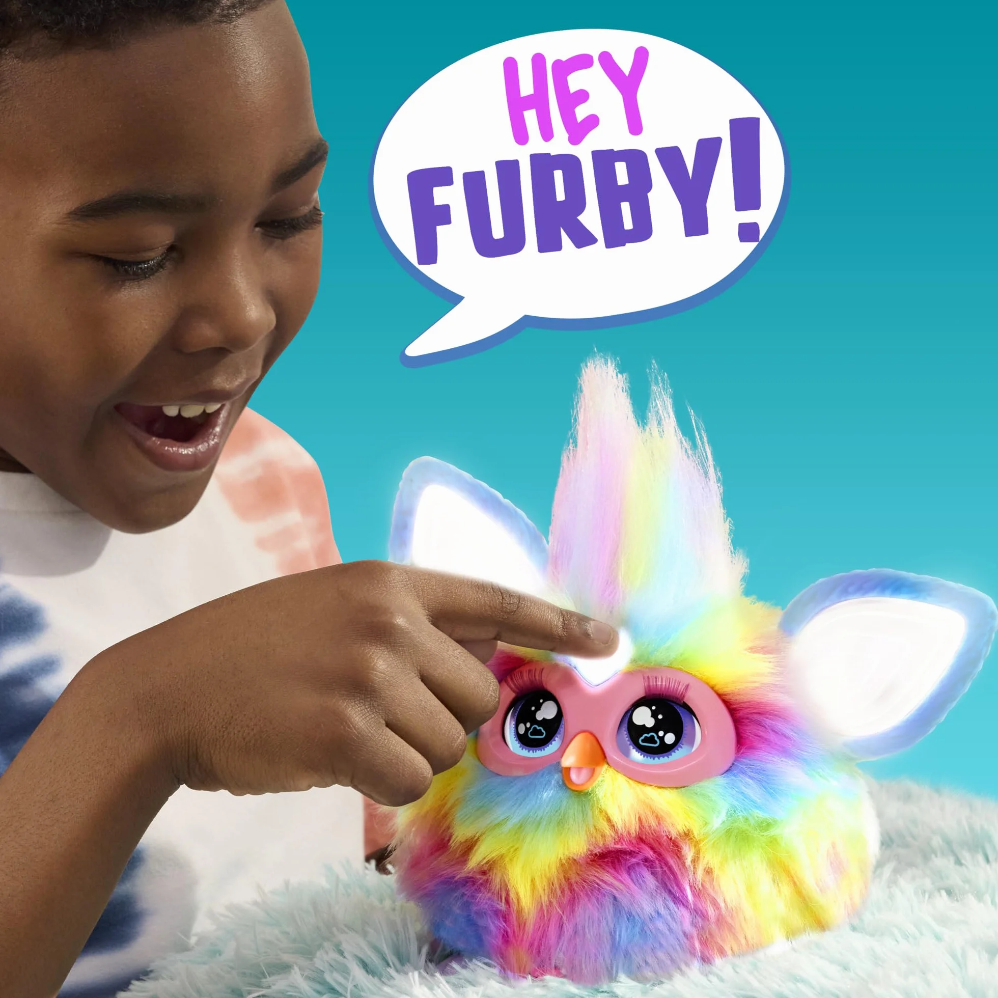 Furby Tie Dye, Interaktywny Plusz - wersja francuska