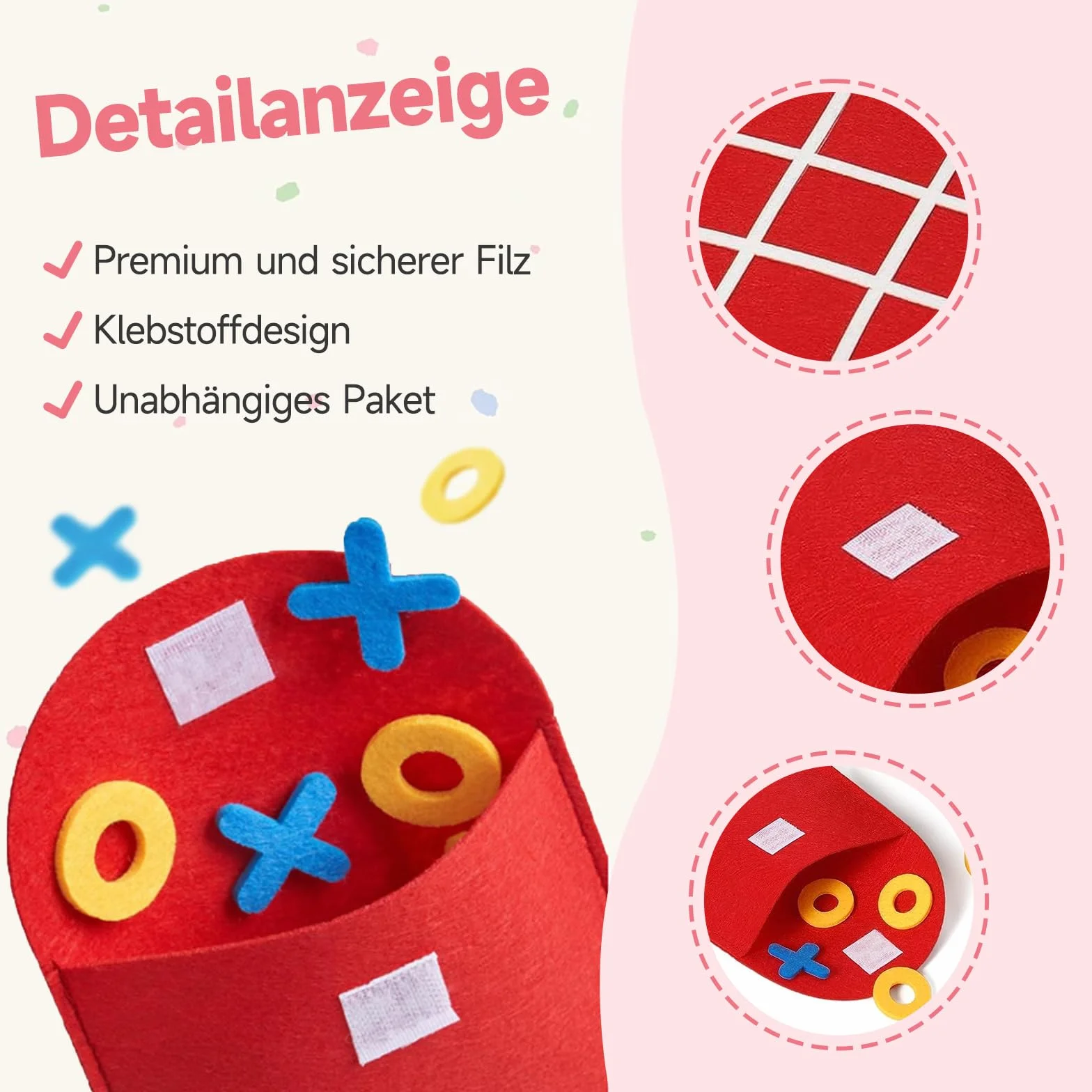 Tic Tac Toe zabawka, 12 sztuk filcowych Tic Tac Mini, przydatny upominek na urodziny dziecka, kolorowa gra Tic Tac Town, zabawka edukacyjna, nadaje się na urodziny, Dzień Dziecka, do domu, szkoły, na