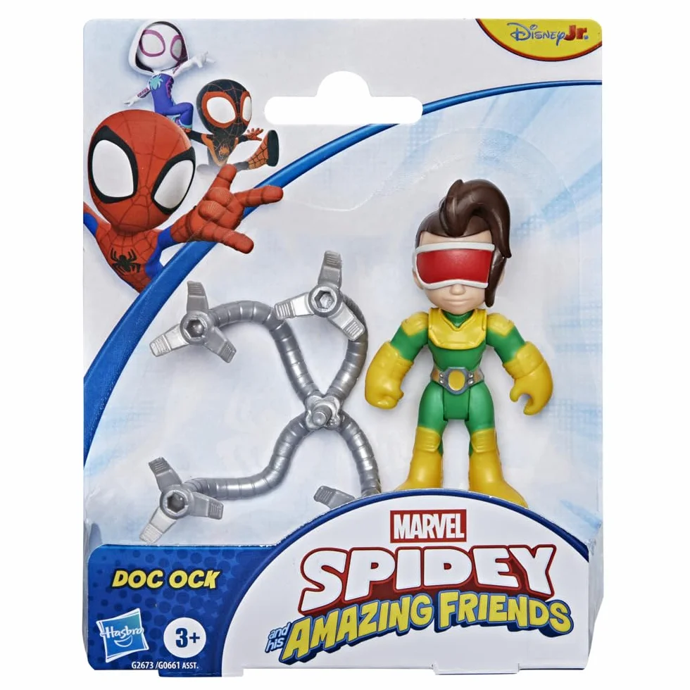 Doc Ock z serialu ""Spidey i super-kumple"" Marvela, zabawka z dodatkiem, figurki w skali 7,6 cm, zabawki z superbohaterami dla dzieci, wiek: od 3 lat