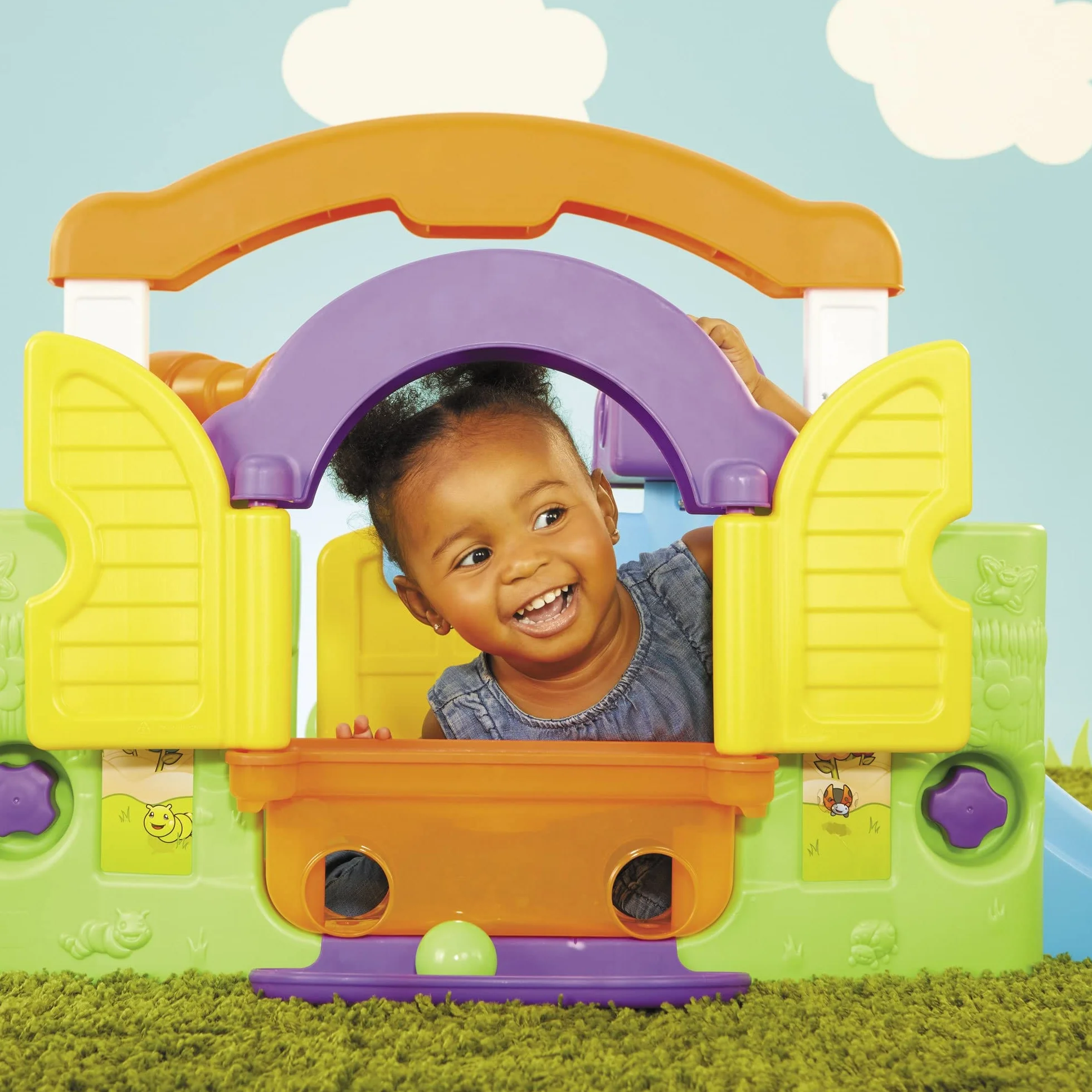 Little Tikes Interaktywny Ogródek - Zestaw do zabawy dla niemowląt i małych dzieci z interaktywnymi funkcjami - Promuje rozwój zmysłów malucha