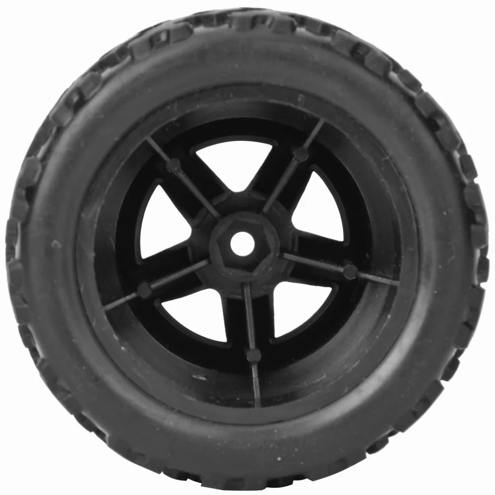 Haiboxing Zdalnie Sterowana Ciężarówka Opony Wymiana Opon Czarny 2 szt. Wymiana Opon kół Pasuje do Hs 18301 18302 18311 18312 1 18 Rc Car